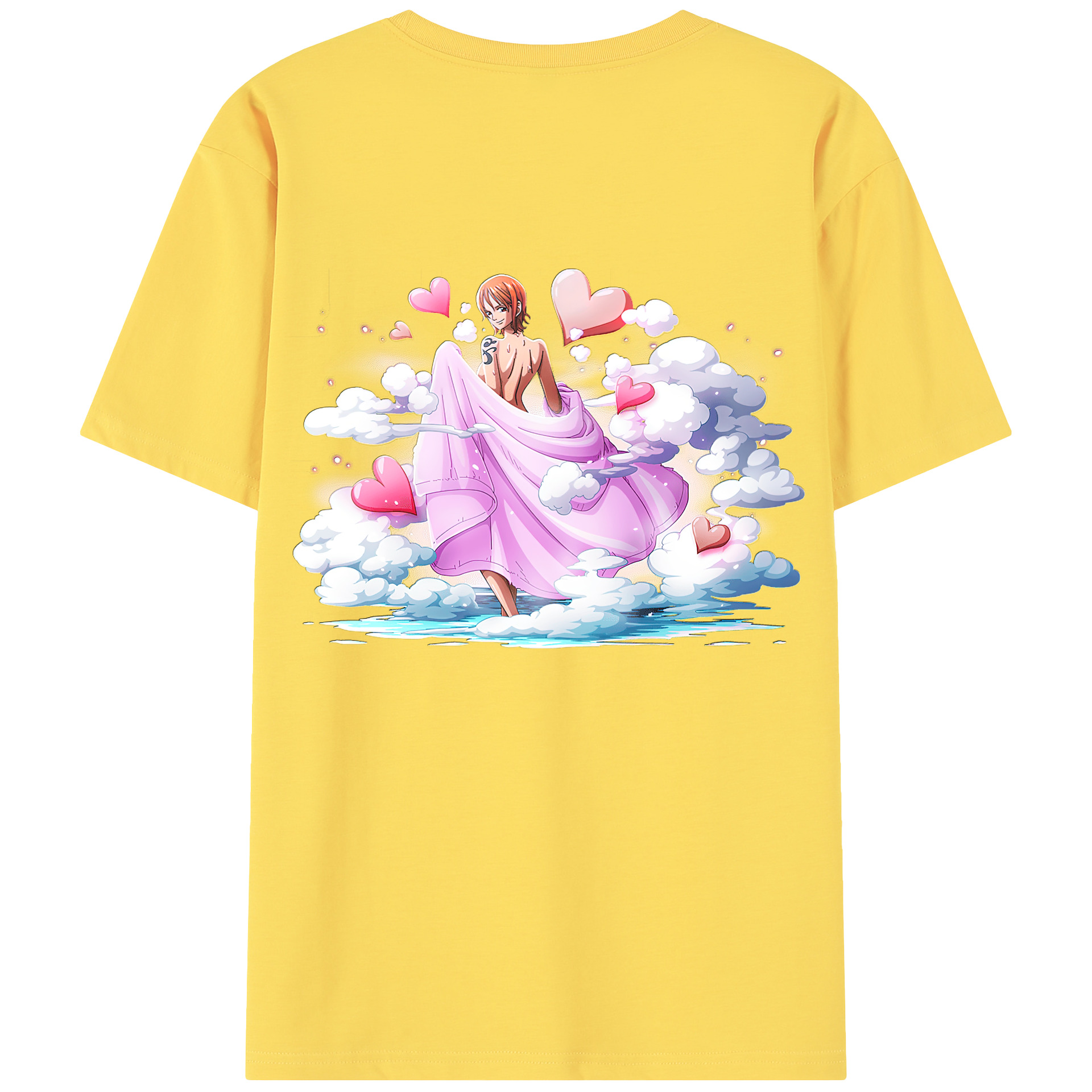 ワンピース ナミ ONE PIECE Nami 綿100％半袖Tシャツ（背面プリント）