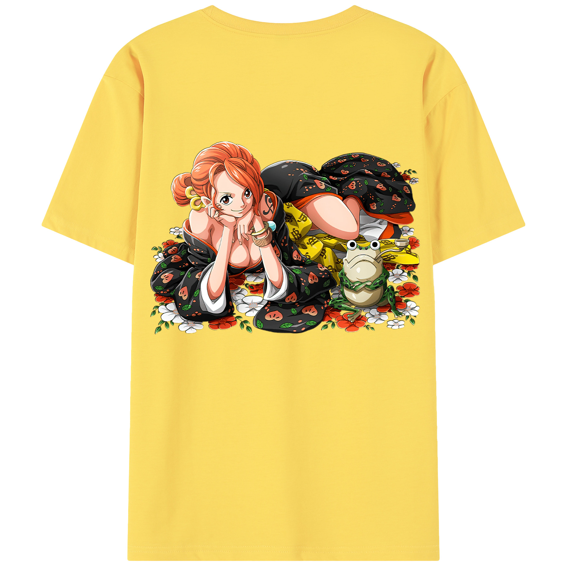 ワンピース ナミ ONE PIECE Nami 綿100％半袖Tシャツ（背面プリント）