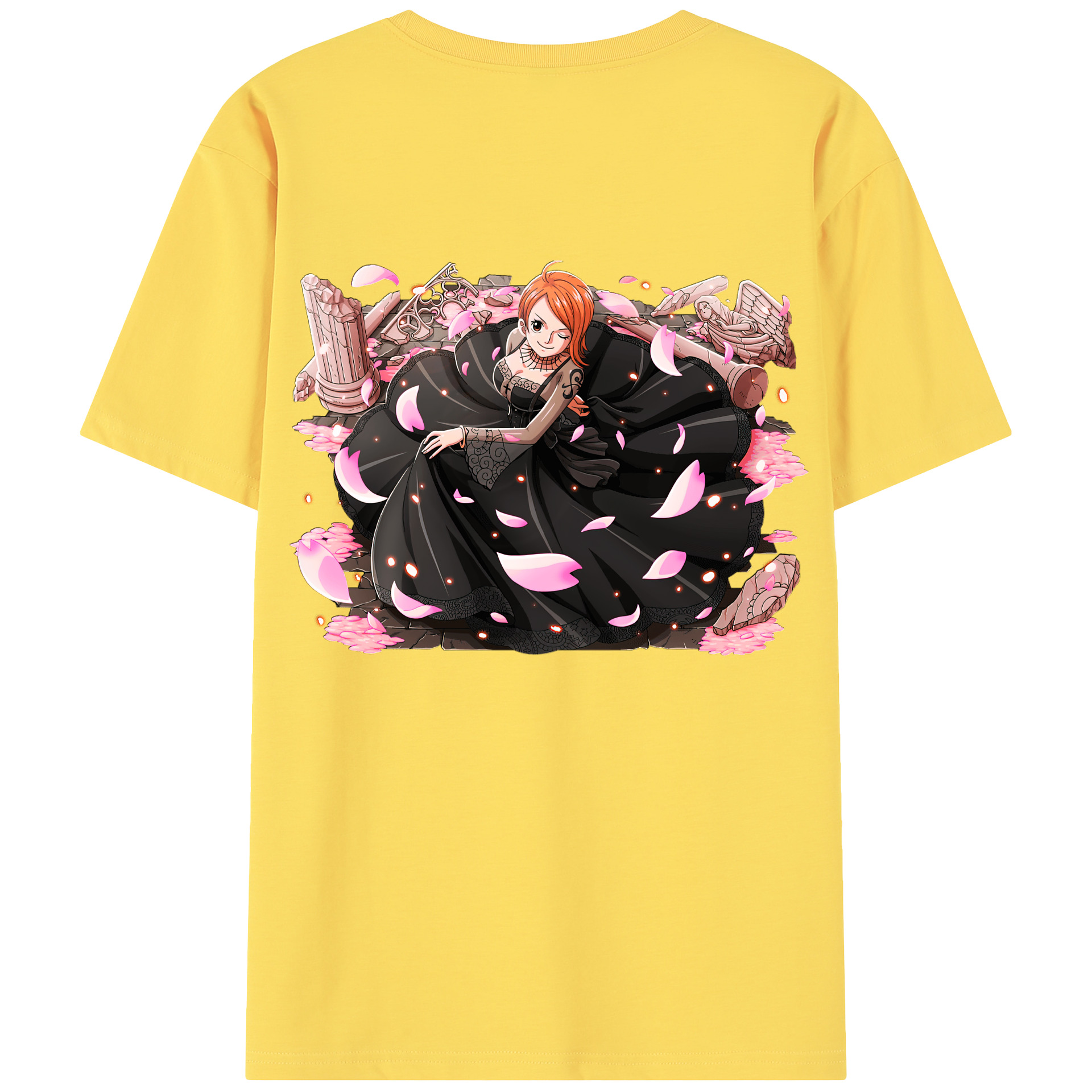 ワンピース ナミ ONE PIECE Nami 綿100％半袖Tシャツ（背面プリント）