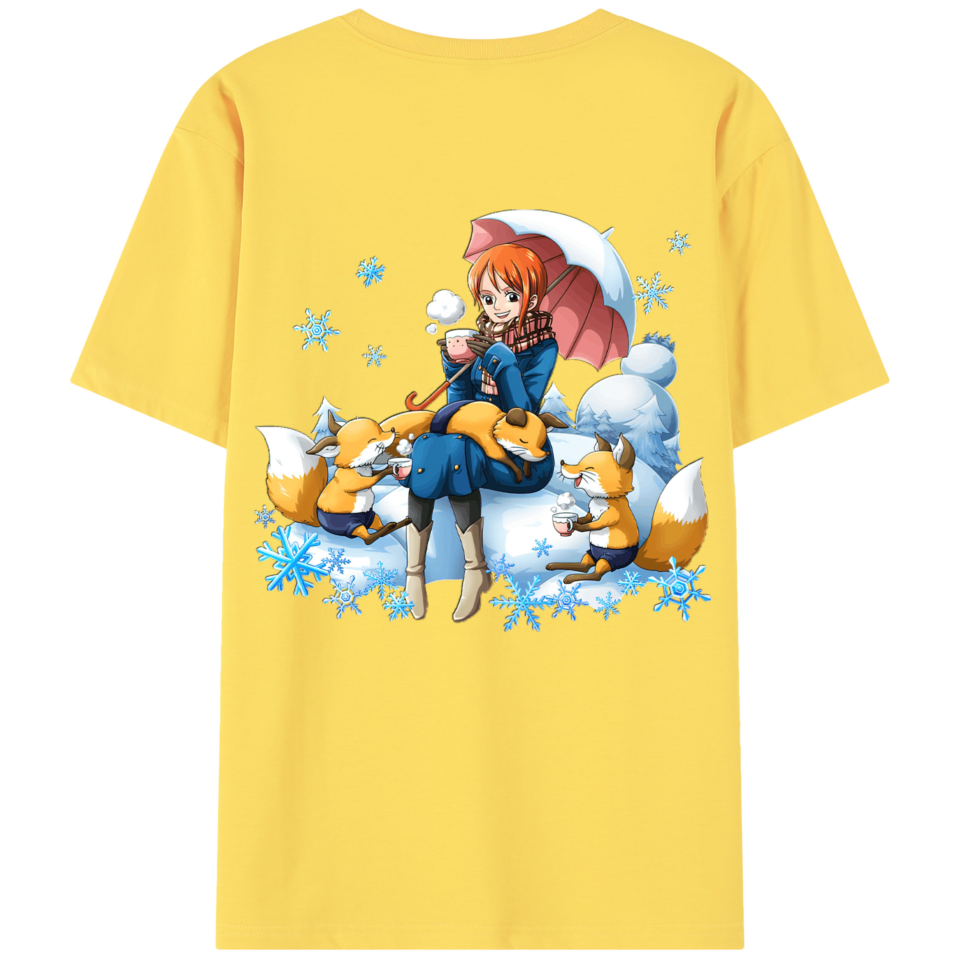 ワンピース ナミ ONE PIECE Nami 綿100％半袖Tシャツ（背面プリント）