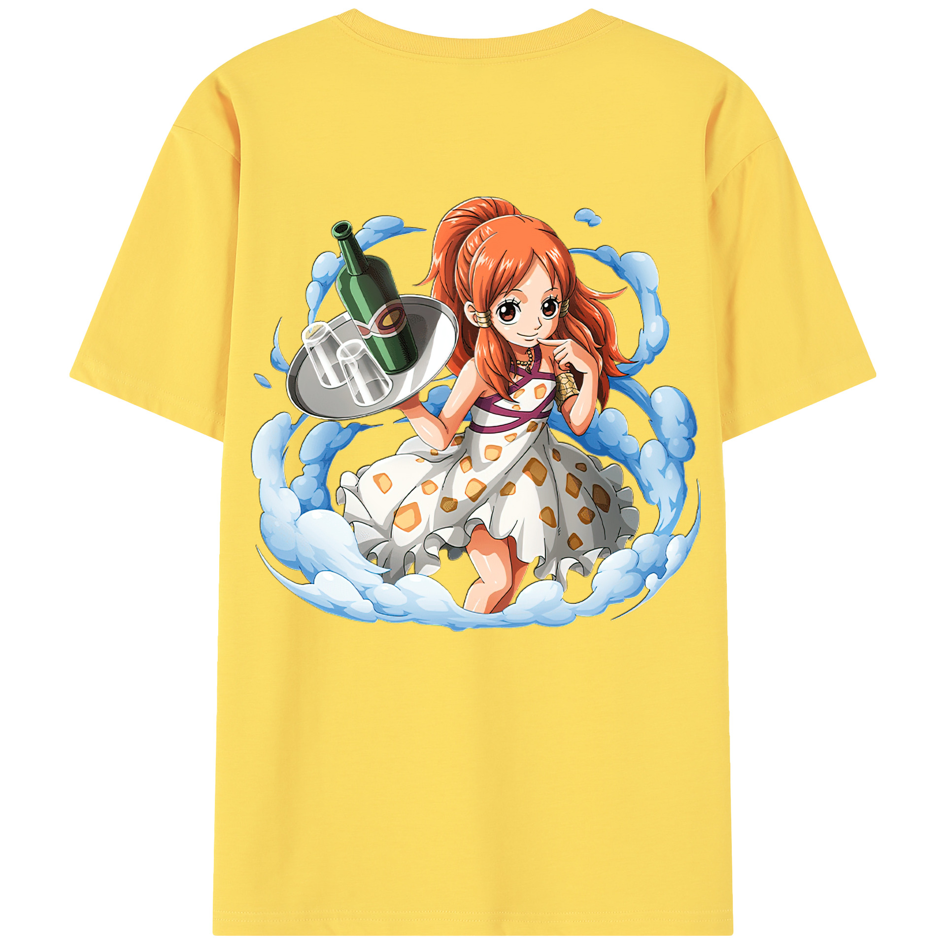 ワンピース ナミ ONE PIECE Nami 綿100％半袖Tシャツ（背面プリント）