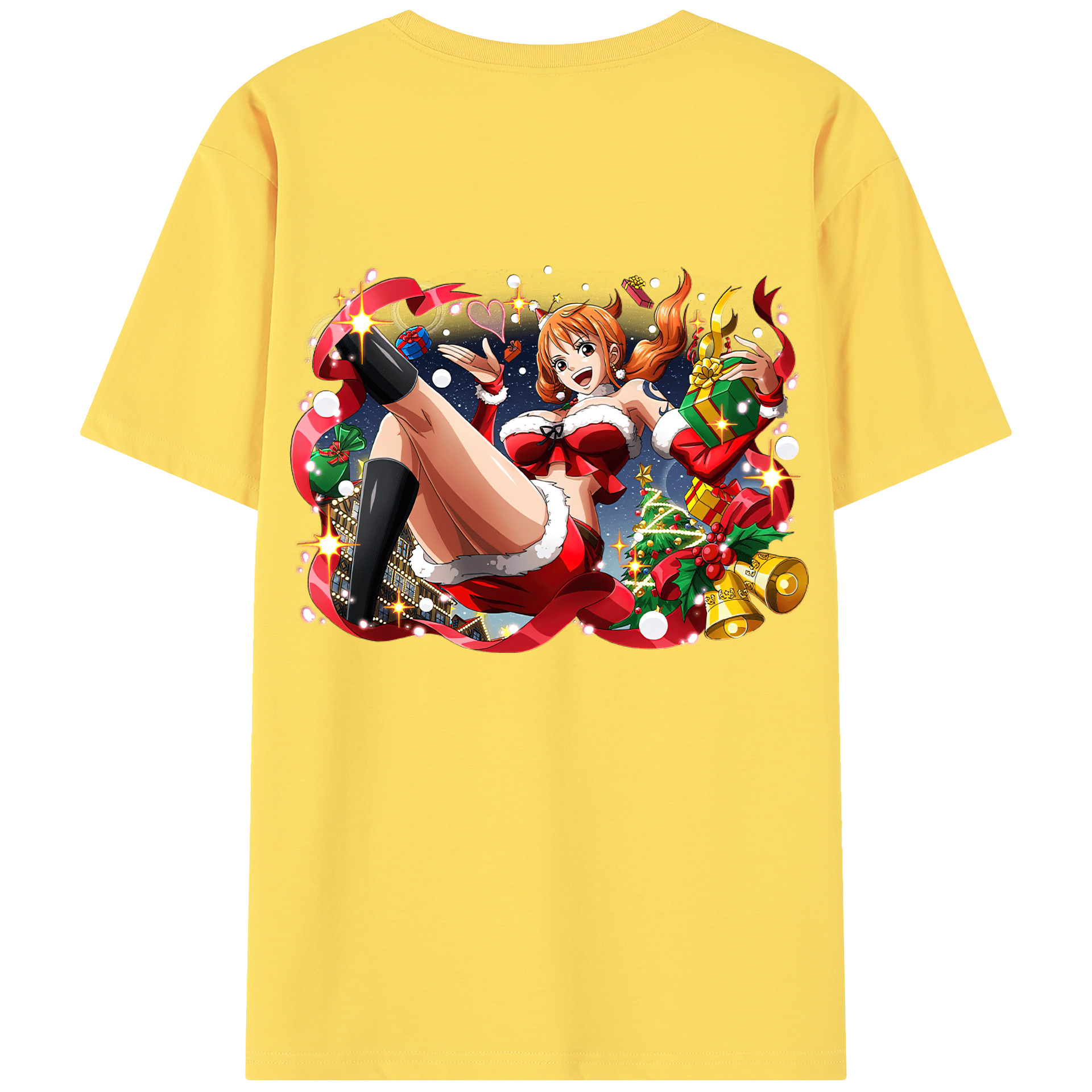 ワンピース ナミ ONE PIECE Nami 綿100％半袖Tシャツ（背面プリント）