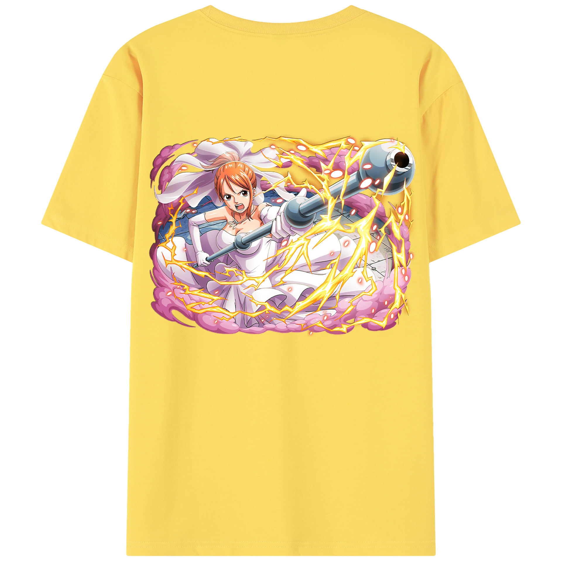 ワンピース ナミ ONE PIECE Nami 綿100％半袖Tシャツ（背面プリント）