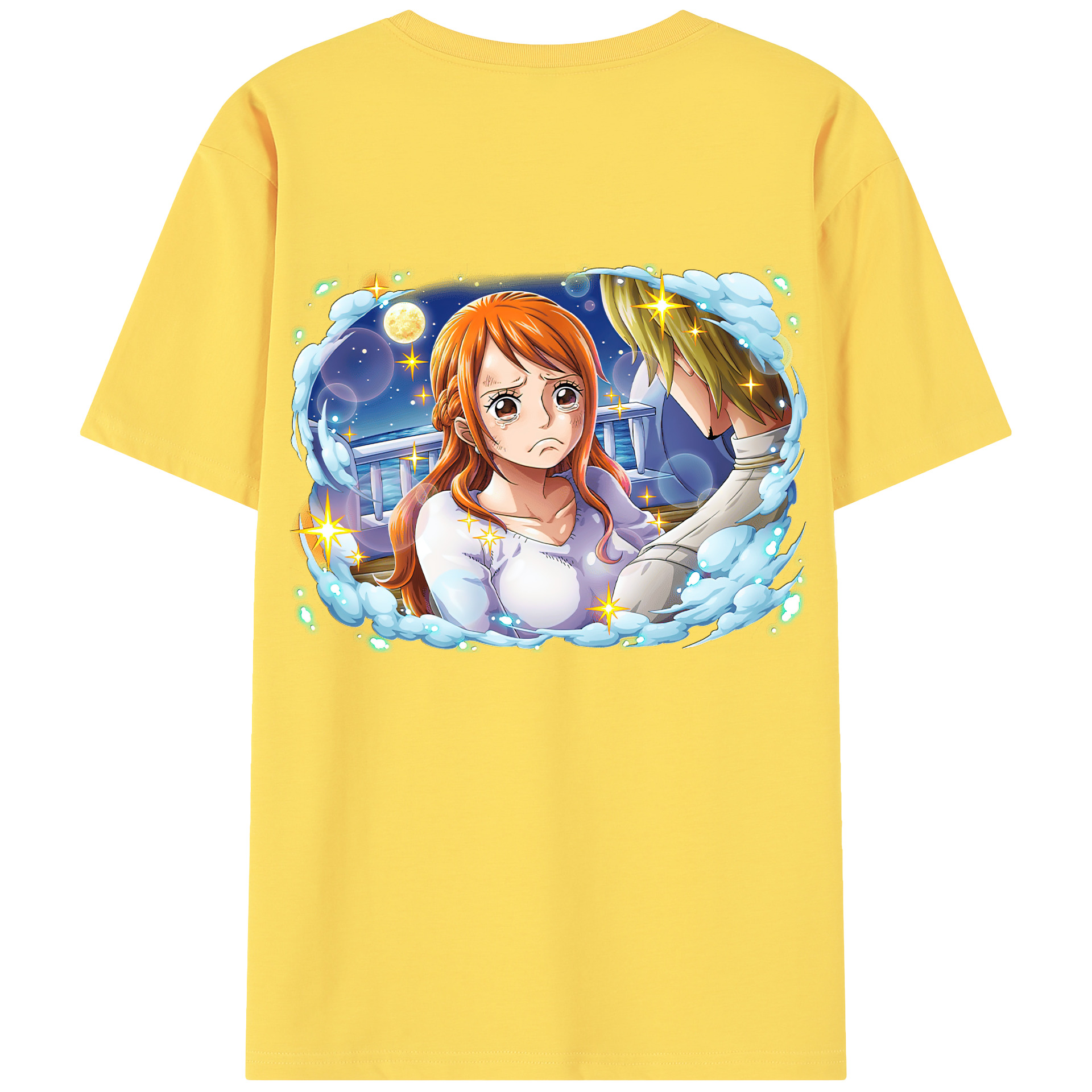 ワンピース ナミ ONE PIECE Nami 綿100％半袖Tシャツ（背面プリント）