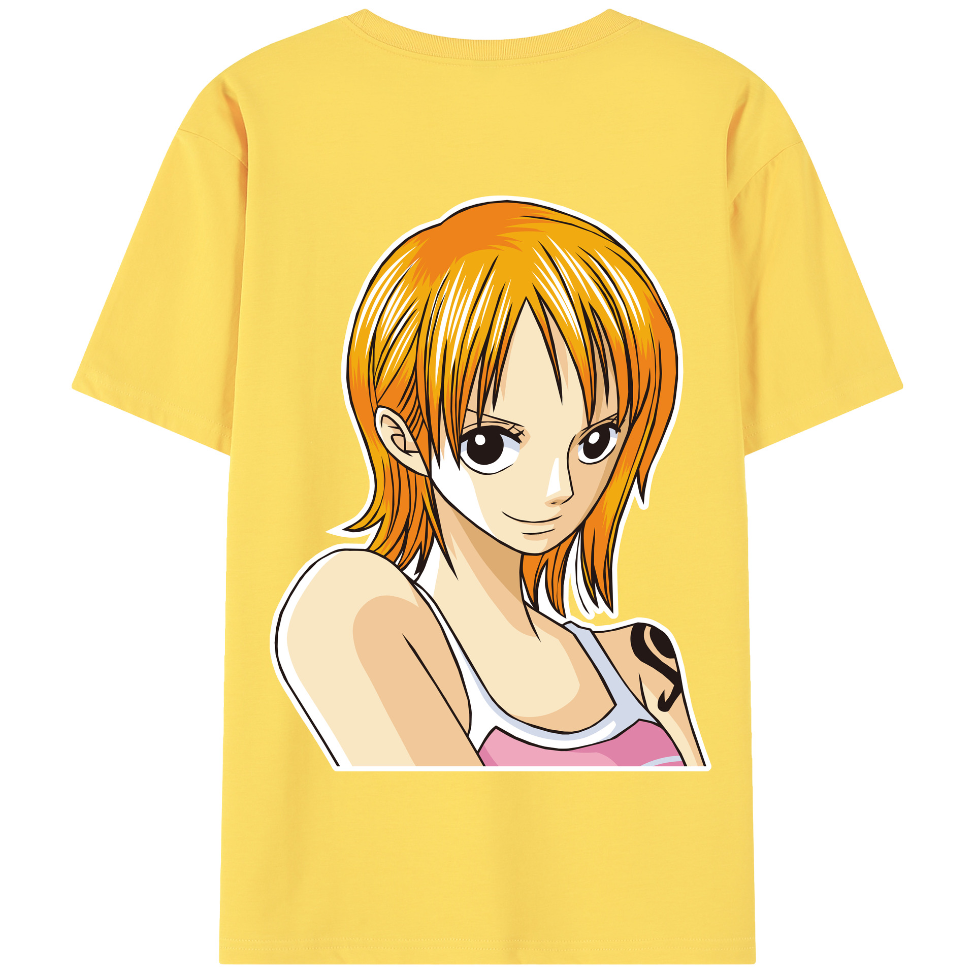 ワンピース ナミ ONE PIECE Nami 綿100％半袖Tシャツ（背面プリント）