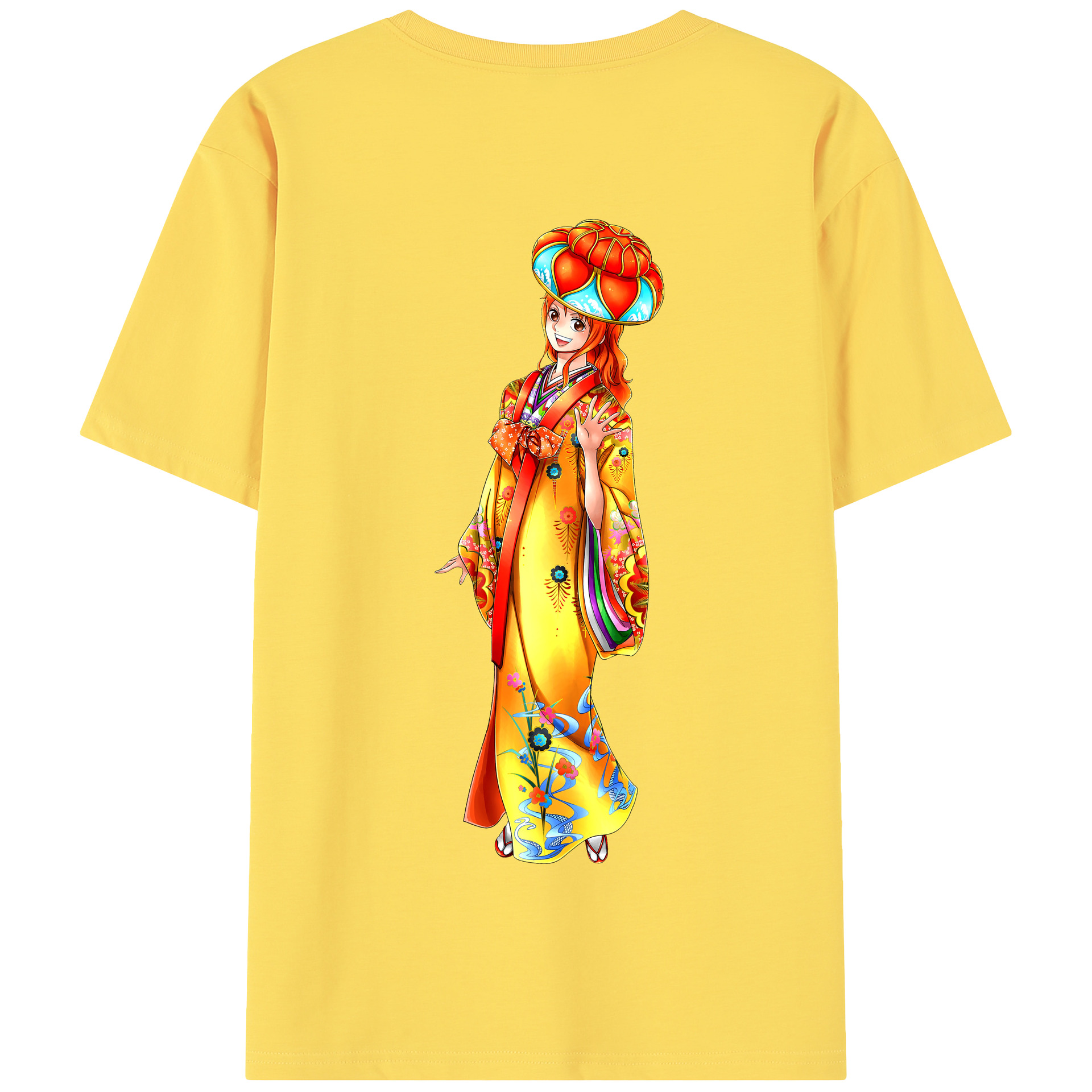 ワンピース ナミ ONE PIECE Nami 綿100％半袖Tシャツ（背面プリント）