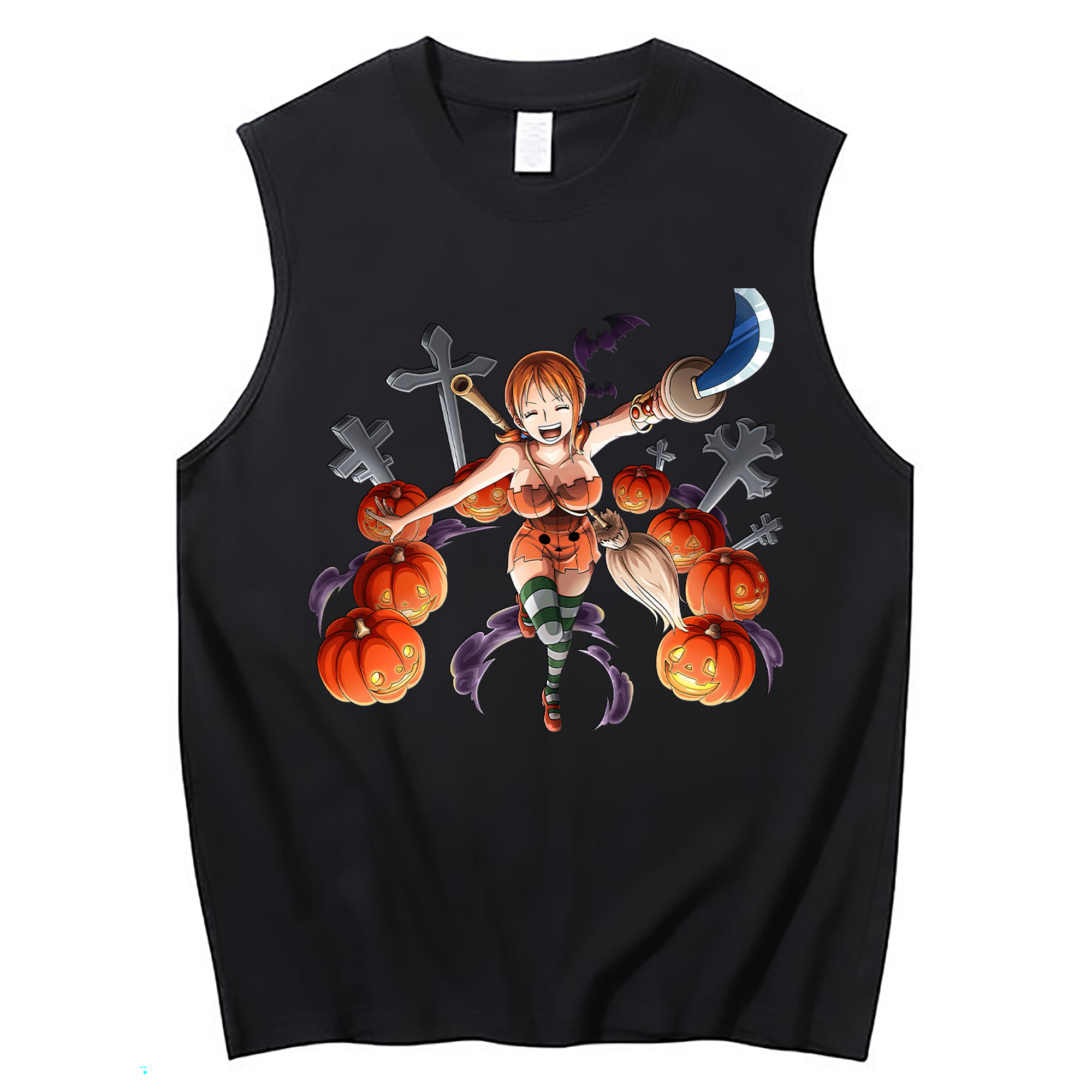 ワンピース ナミ ONE PIECE Nami コットン100％タンクトップ（フロントプリント）