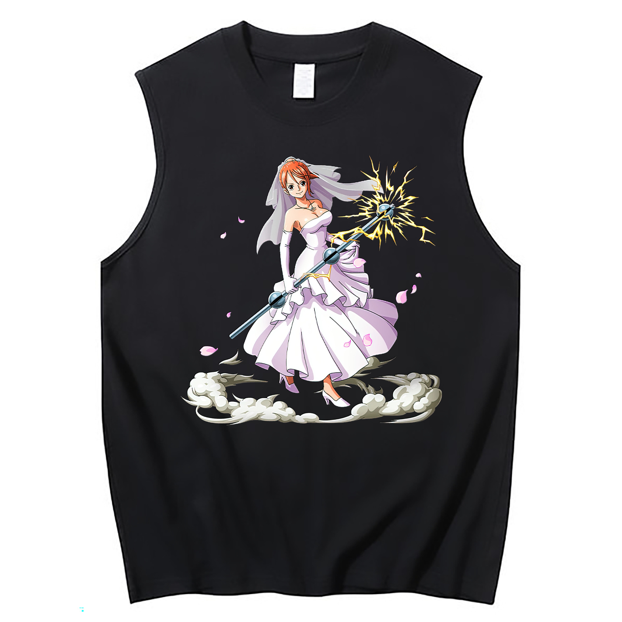 ワンピース ナミ ONE PIECE Nami コットン100％タンクトップ（フロントプリント）