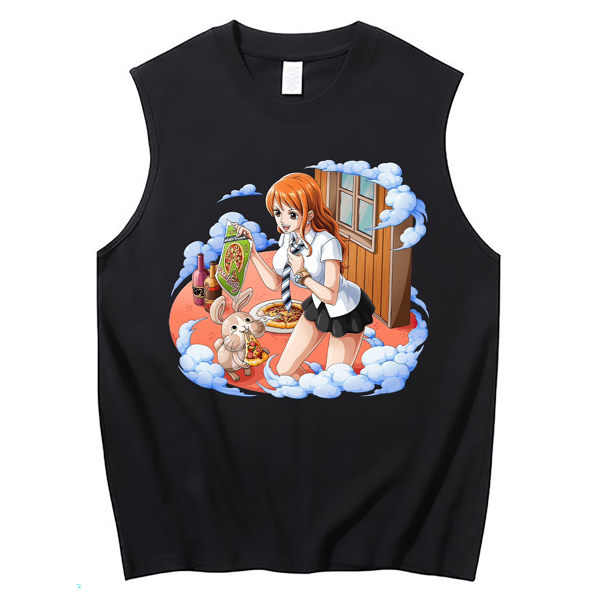 ワンピース ナミ ONE PIECE Nami コットン100％タンクトップ（フロントプリント）
