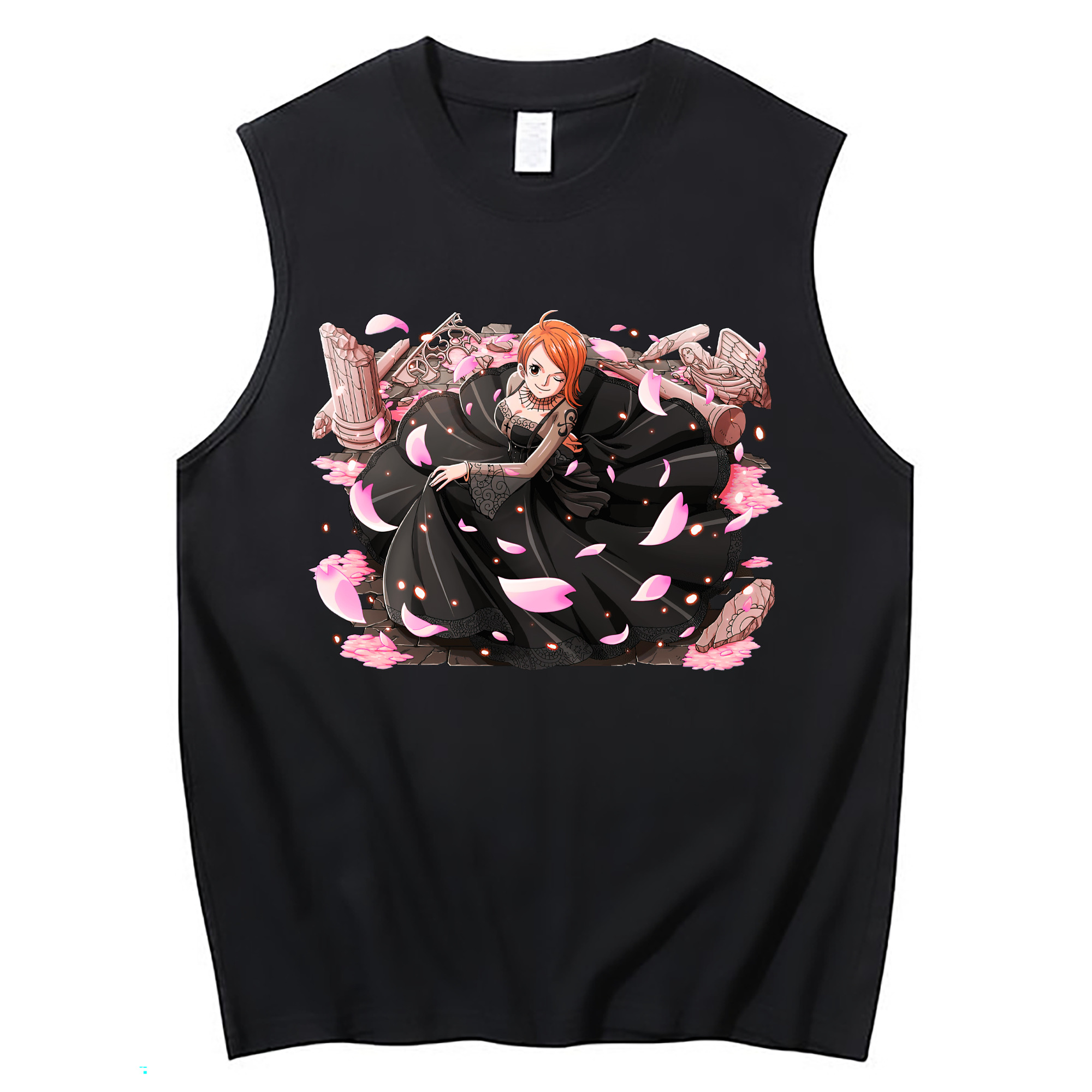 ワンピース ナミ ONE PIECE Nami コットン100％タンクトップ（フロントプリント）