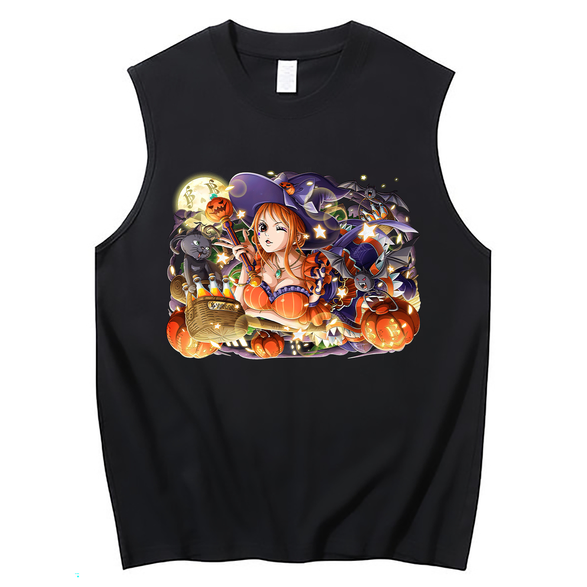 ワンピース ナミ ONE PIECE Nami コットン100％タンクトップ（フロントプリント）