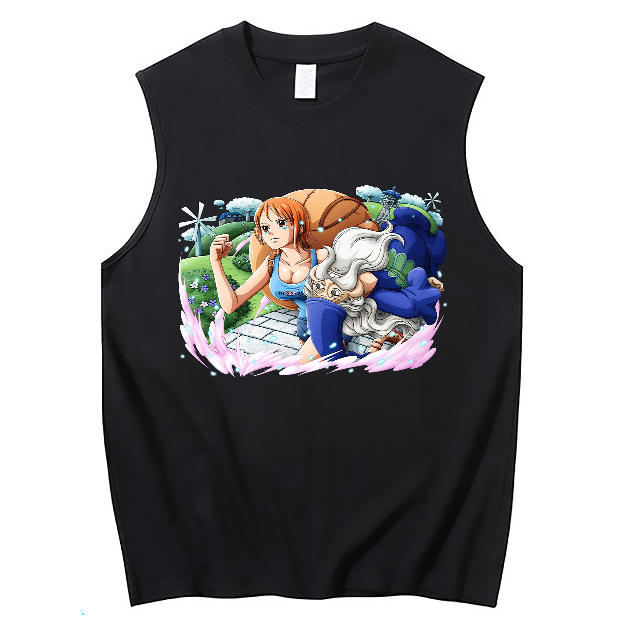ワンピース ナミ ONE PIECE Nami コットン100％タンクトップ（フロントプリント）