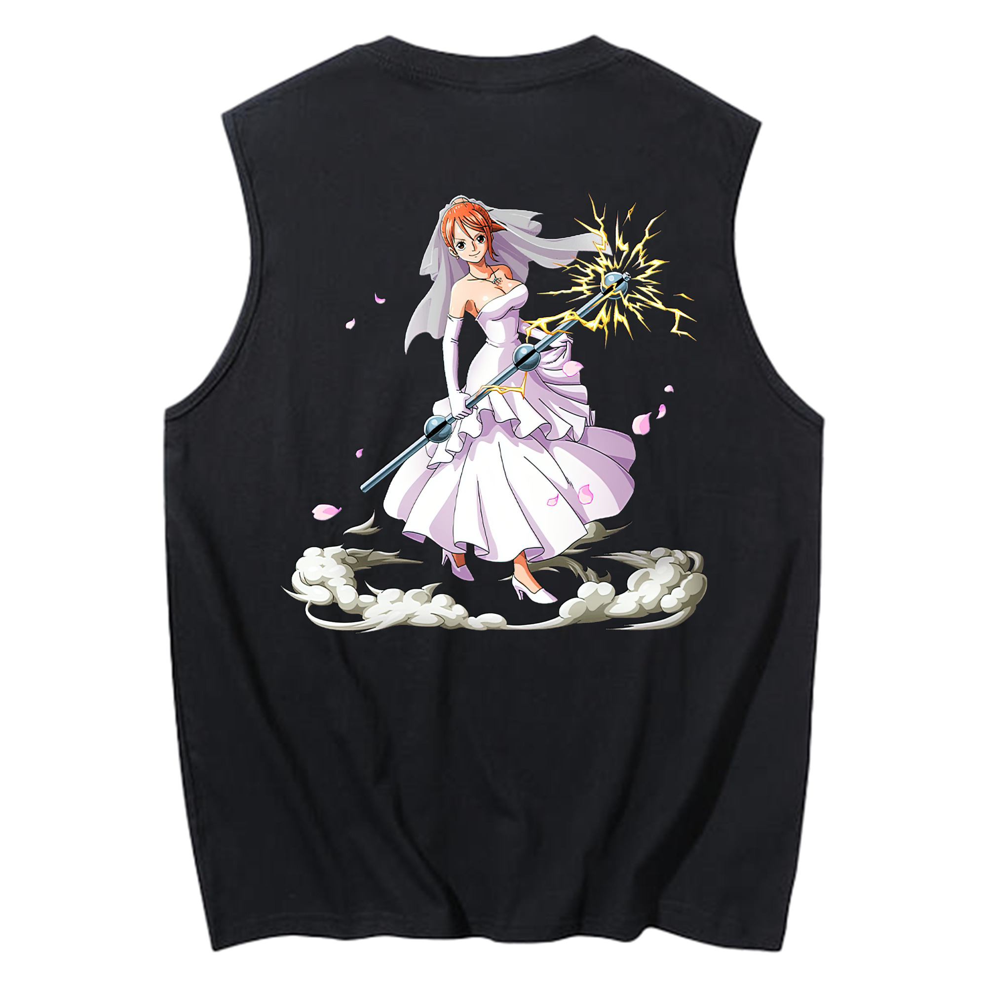 ワンピース ナミ ONE PIECE Nami コットン100％タンクトップ（背面プリント）