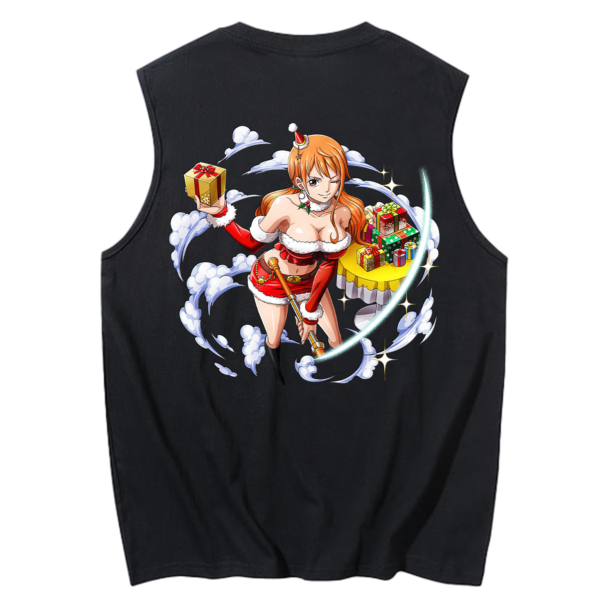 ワンピース ナミ ONE PIECE Nami コットン100％タンクトップ（背面プリント）