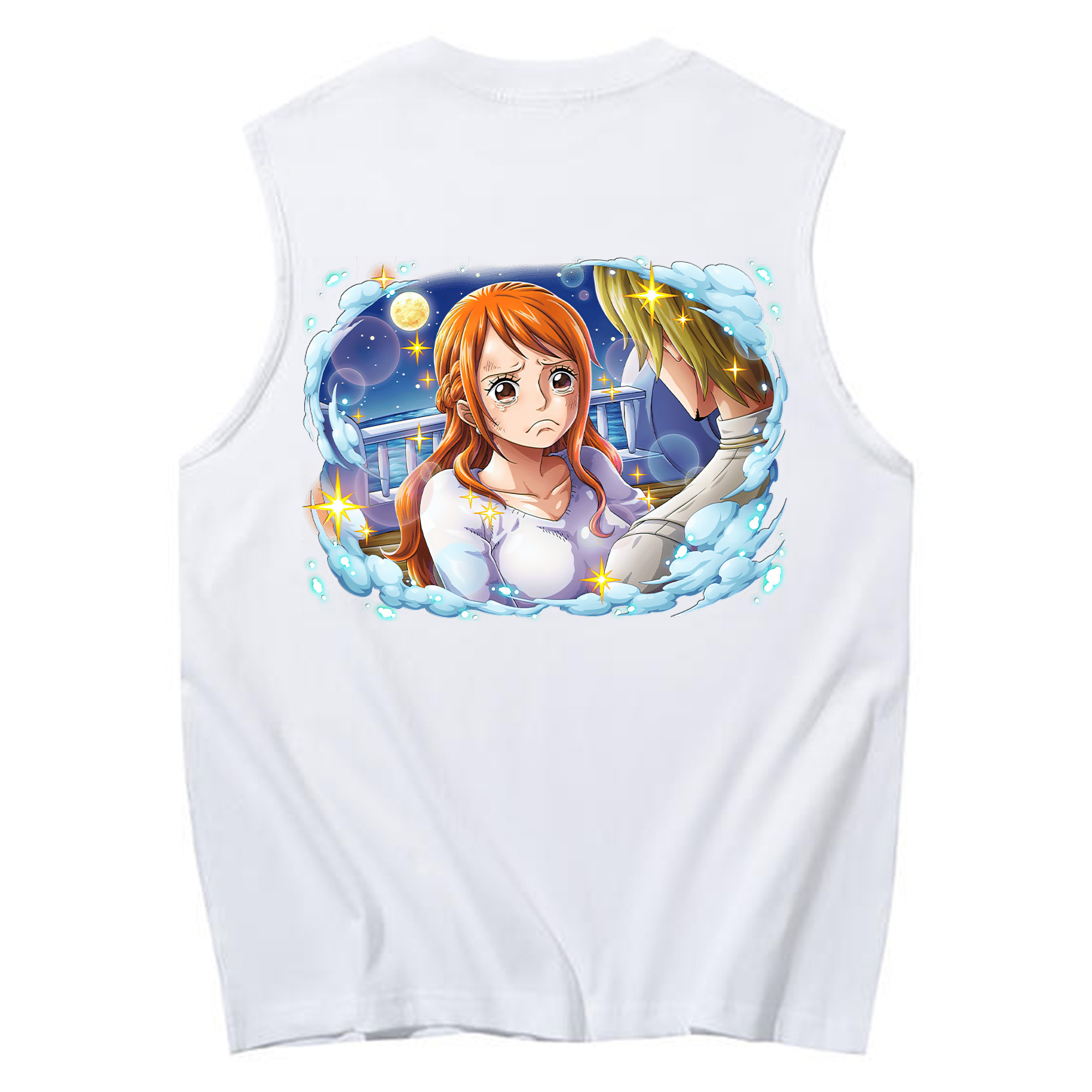ワンピース ナミ ONE PIECE Nami コットン100％タンクトップ（背面プリント）