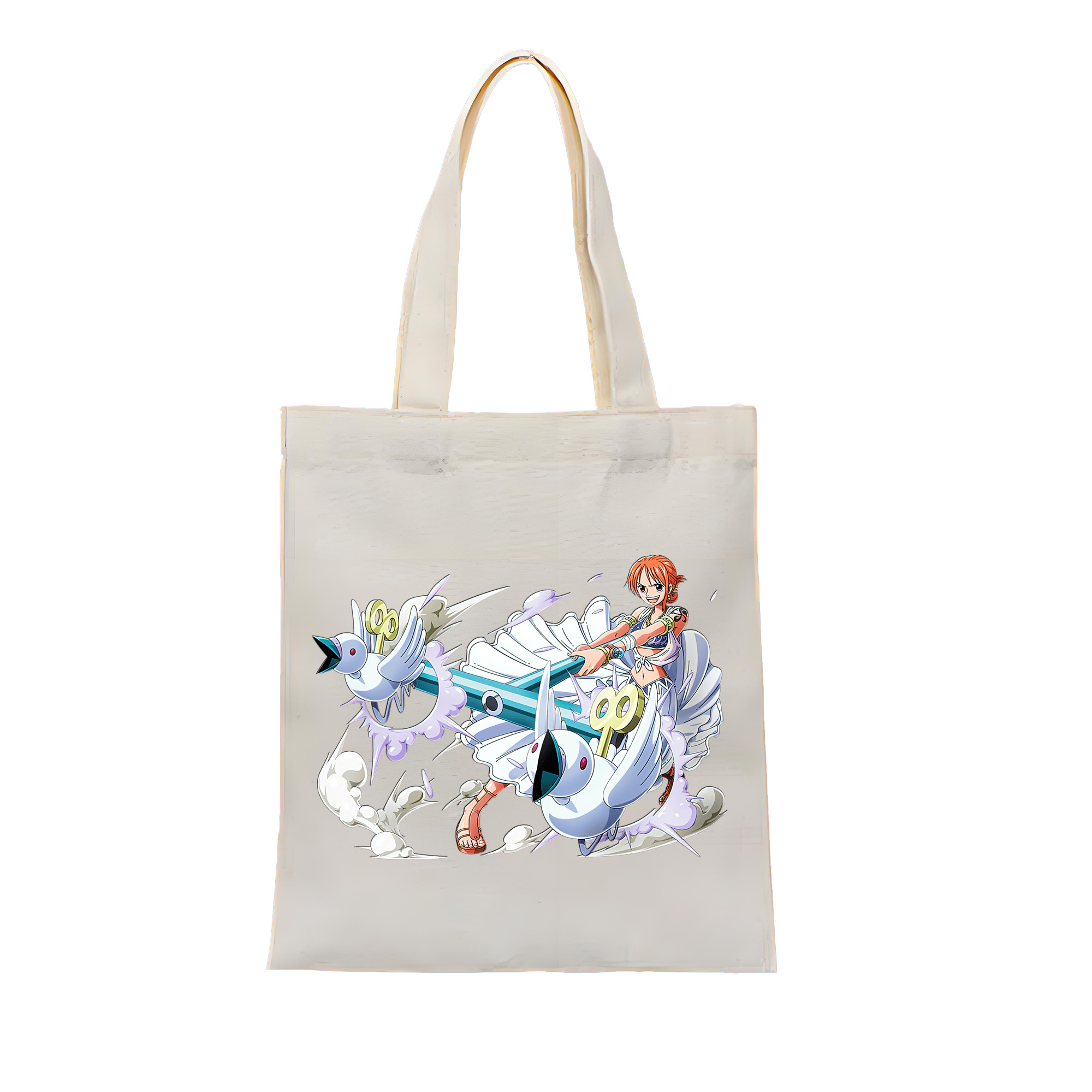 ワンピース ナミ ONE PIECE Nami 縦型キャンバス生地手提げバッグ　トートバッグ
