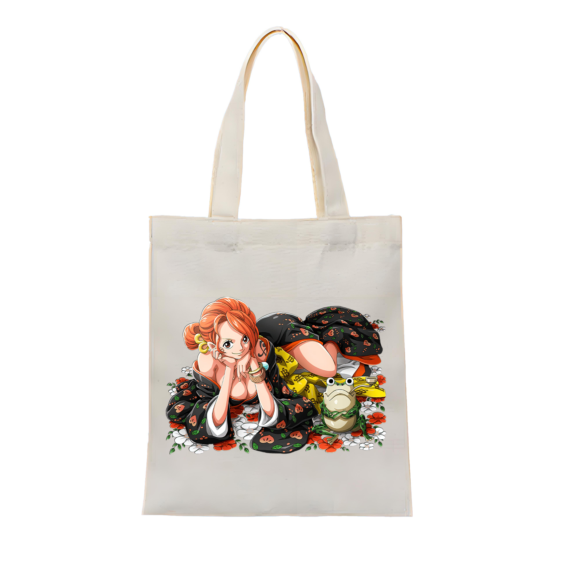 ワンピース ナミ ONE PIECE Nami 縦型キャンバス生地手提げバッグ　トートバッグ