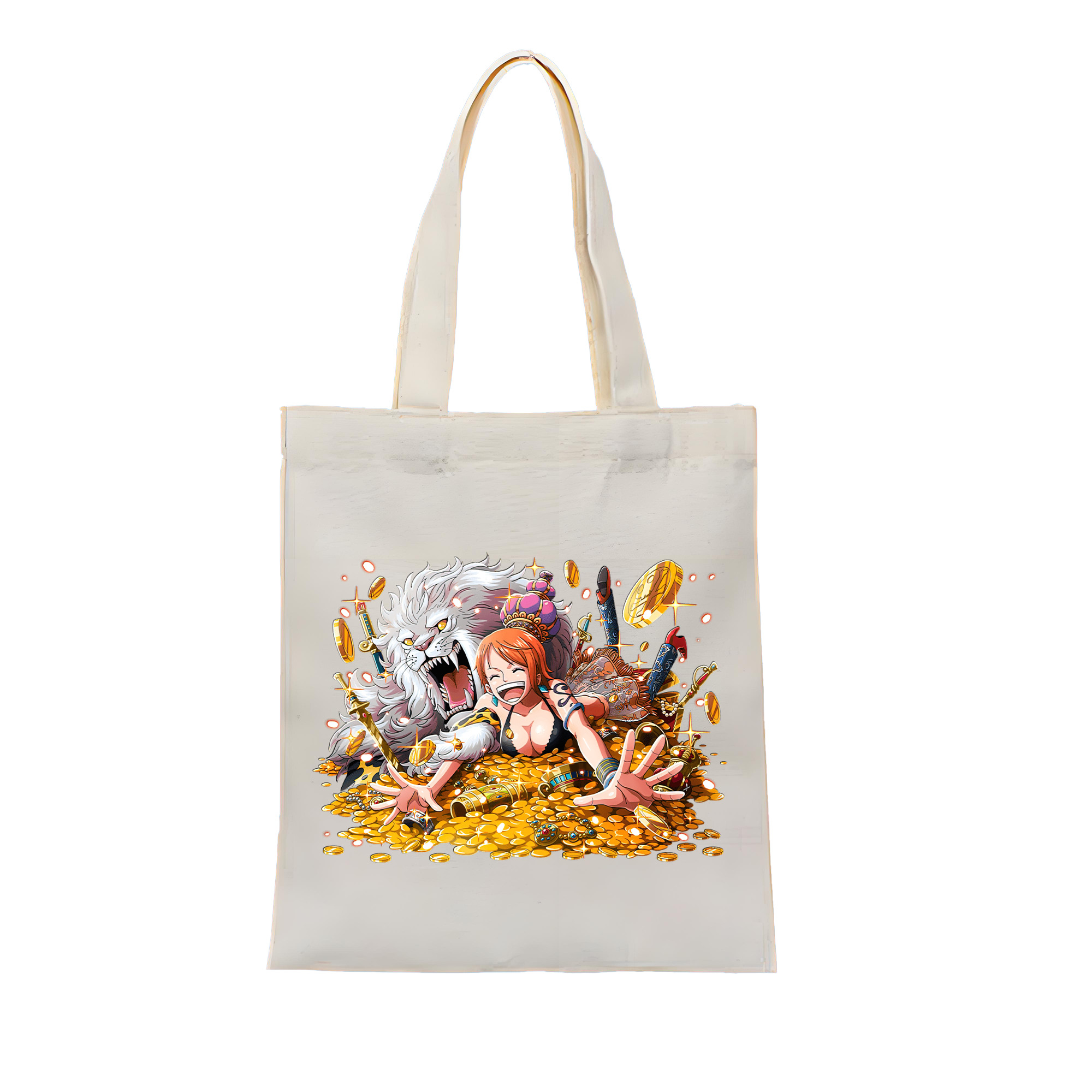 ワンピース ナミ ONE PIECE Nami 縦型キャンバス生地手提げバッグ　トートバッグ