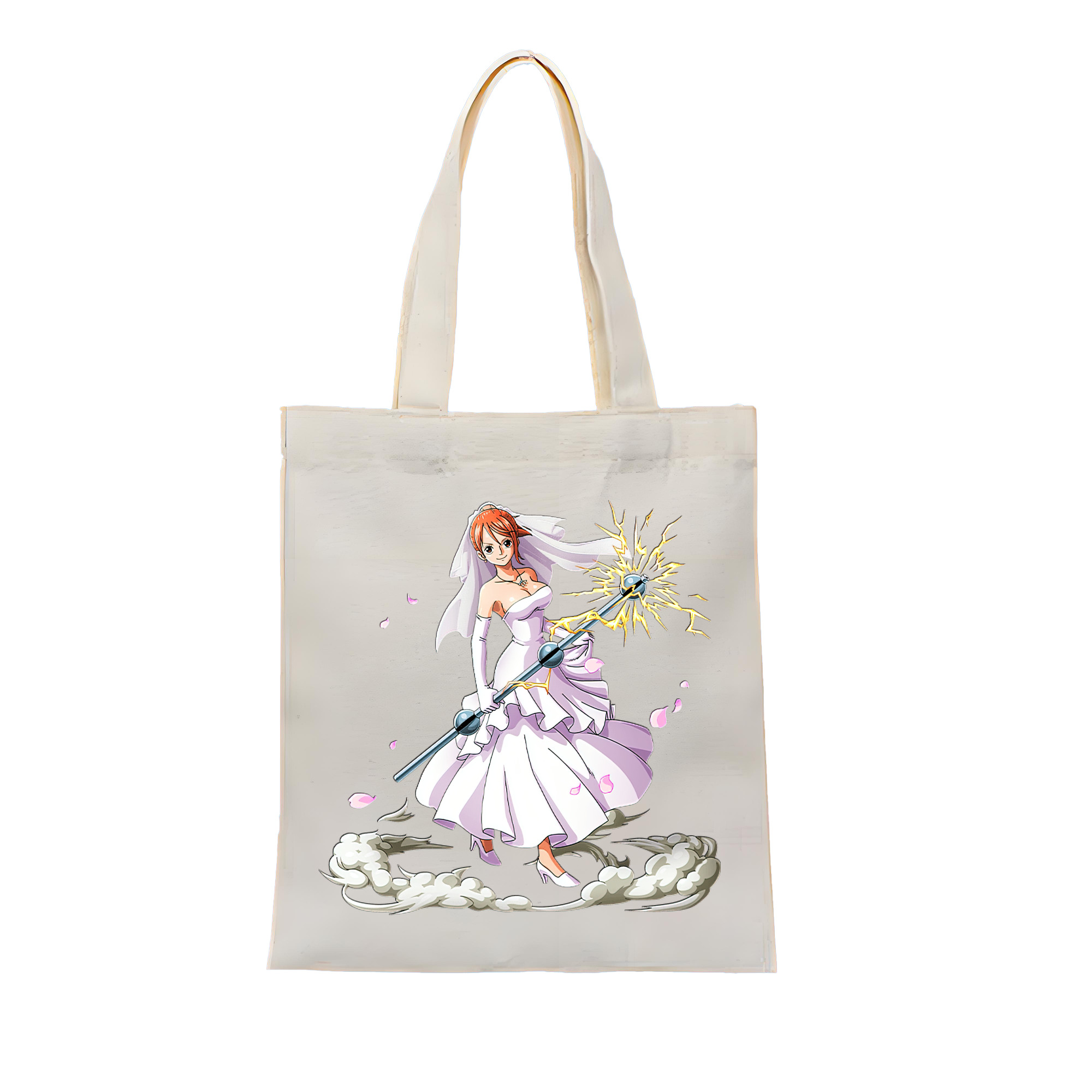 ワンピース ナミ ONE PIECE Nami 縦型キャンバス生地手提げバッグ　トートバッグ