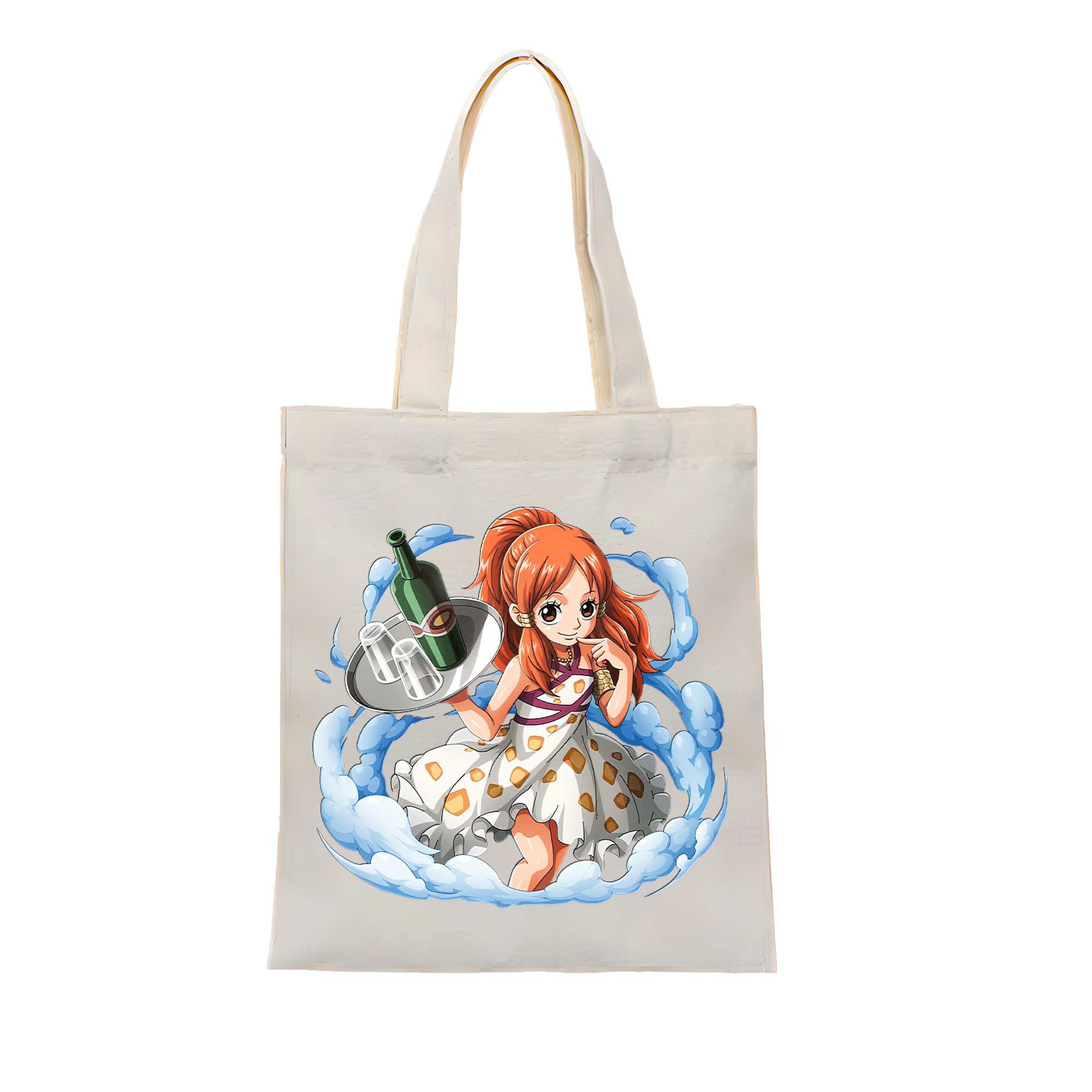 ワンピース ナミ ONE PIECE Nami 縦型キャンバス生地手提げバッグ　トートバッグ