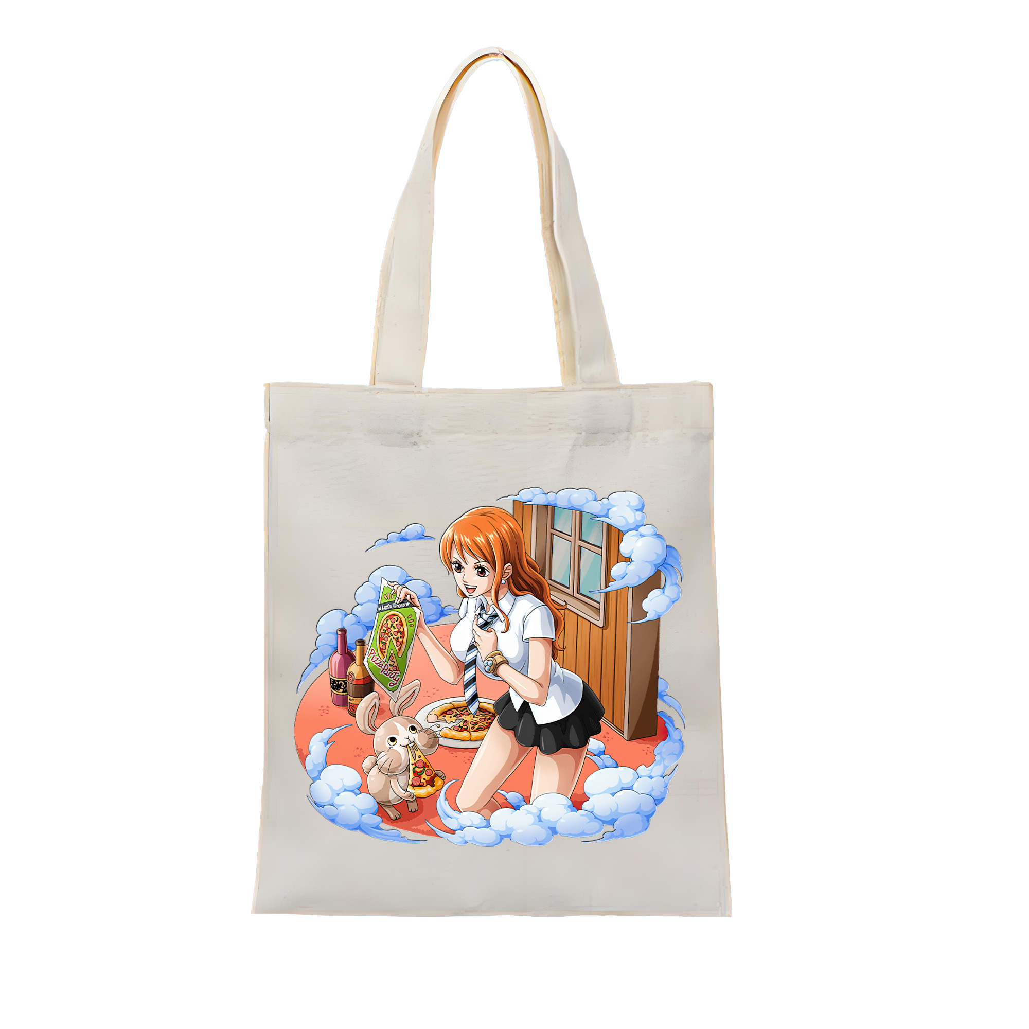 ワンピース ナミ ONE PIECE Nami 縦型キャンバス生地手提げバッグ　トートバッグ