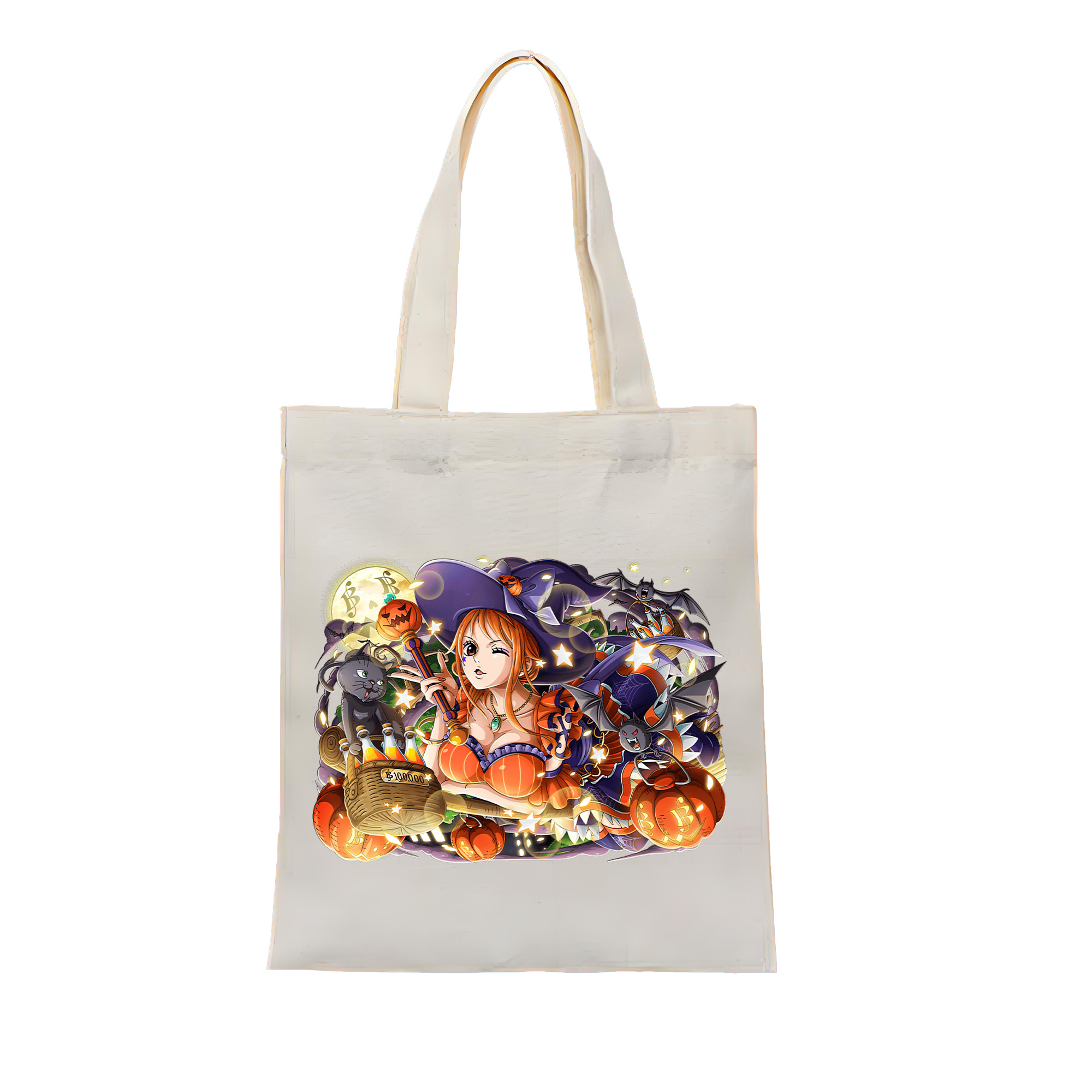 ワンピース ナミ ONE PIECE Nami 縦型キャンバス生地手提げバッグ　トートバッグ