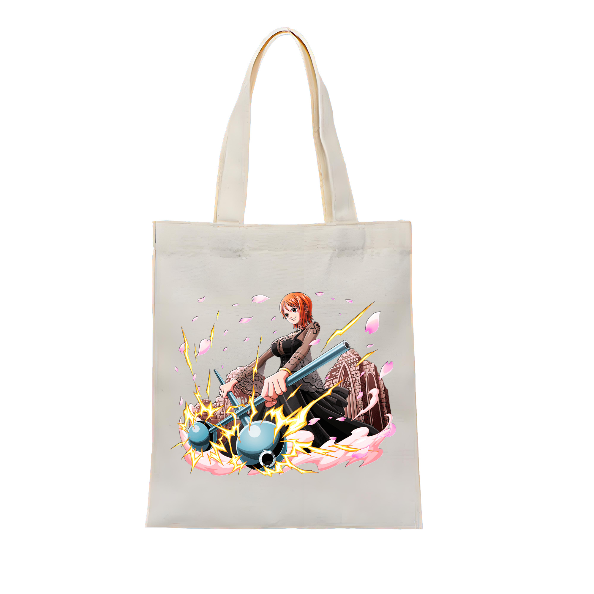 ワンピース ナミ ONE PIECE Nami 縦型キャンバス生地手提げバッグ　トートバッグ