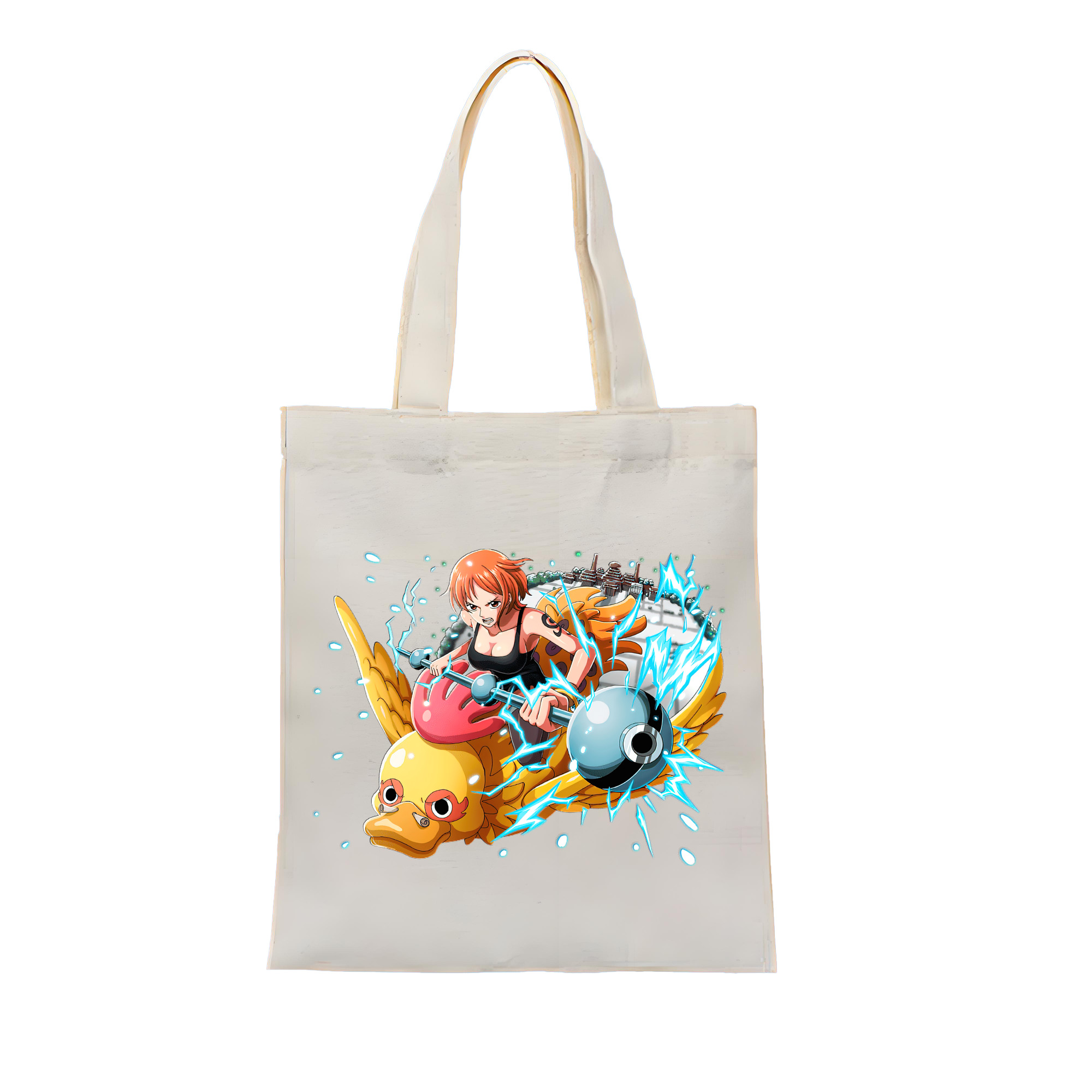 ワンピース ナミ ONE PIECE Nami 縦型キャンバス生地手提げバッグ　トートバッグ