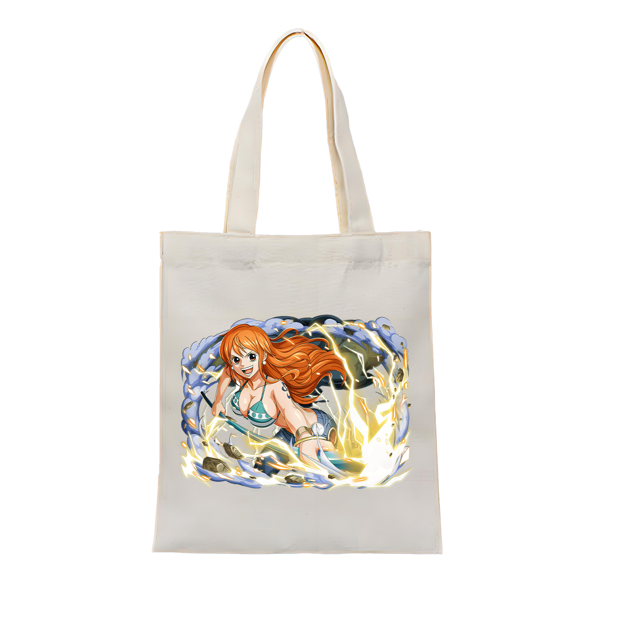 ワンピース ナミ ONE PIECE Nami 縦型キャンバス生地手提げバッグ　トートバッグ