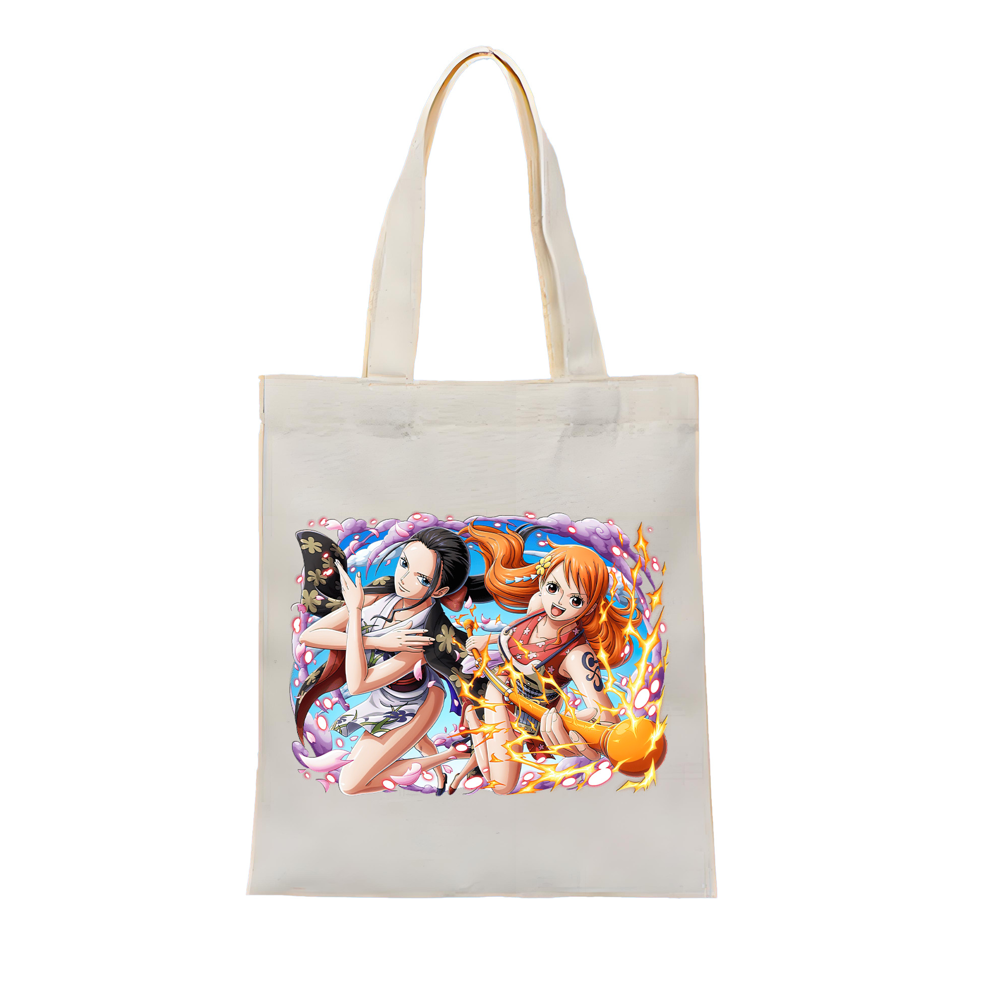 ワンピース ナミ ONE PIECE Nami 縦型キャンバス生地手提げバッグ　トートバッグ