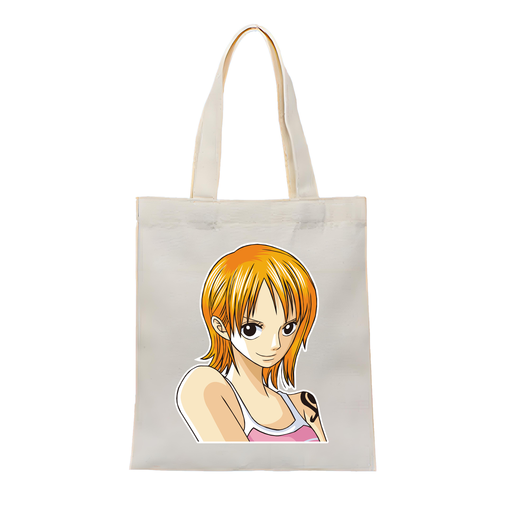 ワンピース ナミ ONE PIECE Nami 縦型キャンバス生地手提げバッグ　トートバッグ