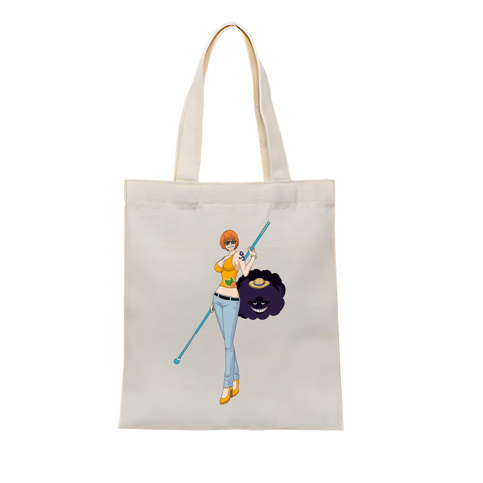 ワンピース ナミ ONE PIECE Nami 縦型キャンバス生地手提げバッグ　トートバッグ