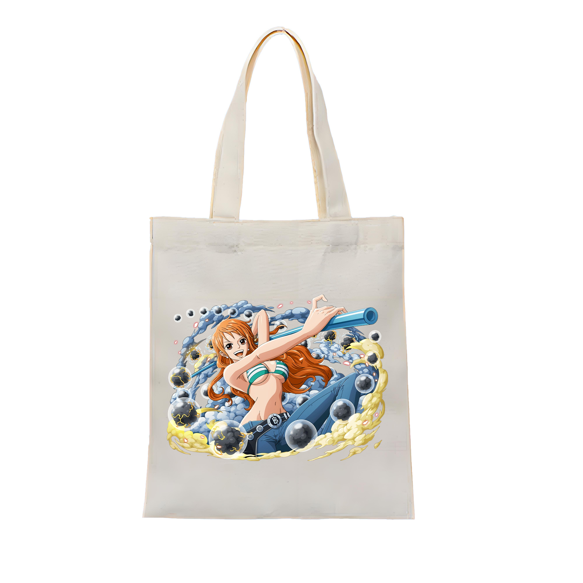 ワンピース ナミ ONE PIECE Nami 縦型キャンバス生地手提げバッグ　トートバッグ