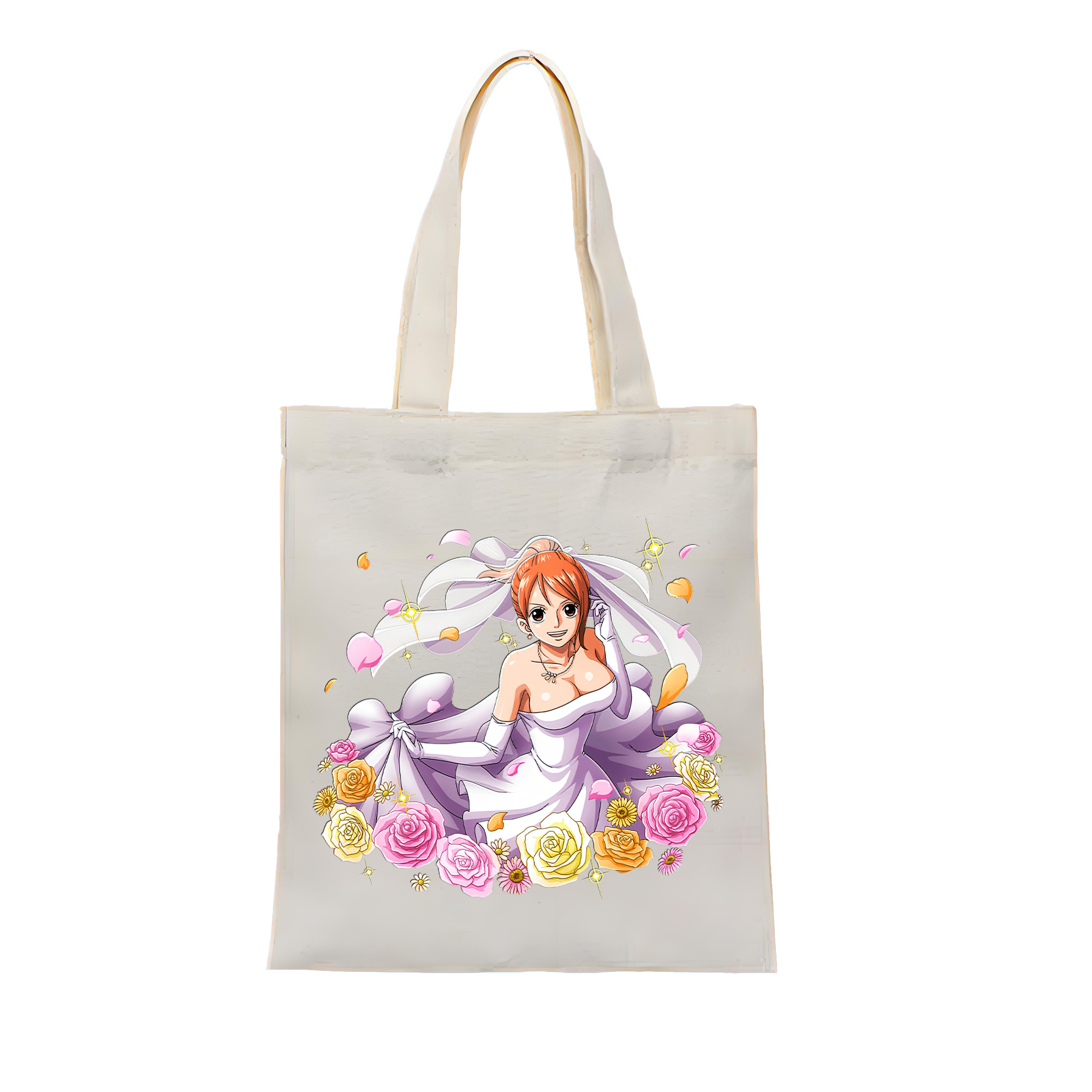 ワンピース ナミ ONE PIECE Nami 縦型キャンバス生地手提げバッグ　トートバッグ