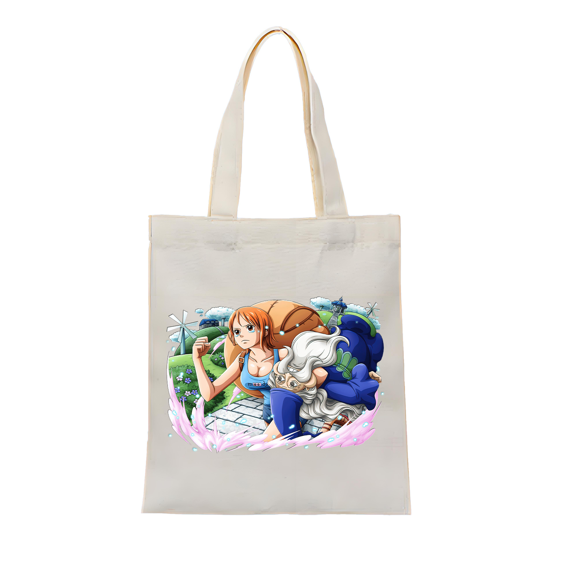 ワンピース ナミ ONE PIECE Nami 縦型キャンバス生地手提げバッグ　トートバッグ