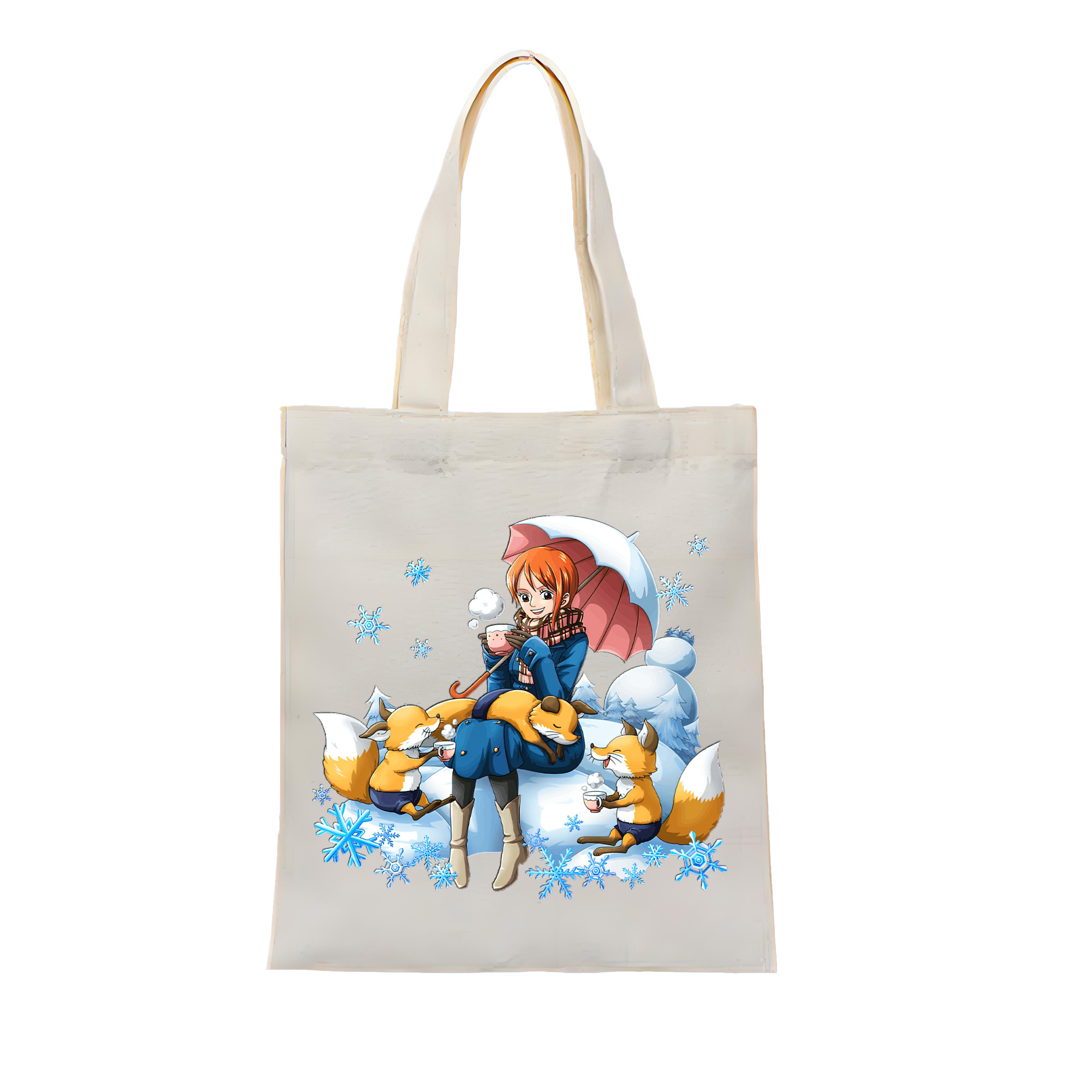 ワンピース ナミ ONE PIECE Nami 縦型キャンバス生地手提げバッグ　トートバッグ