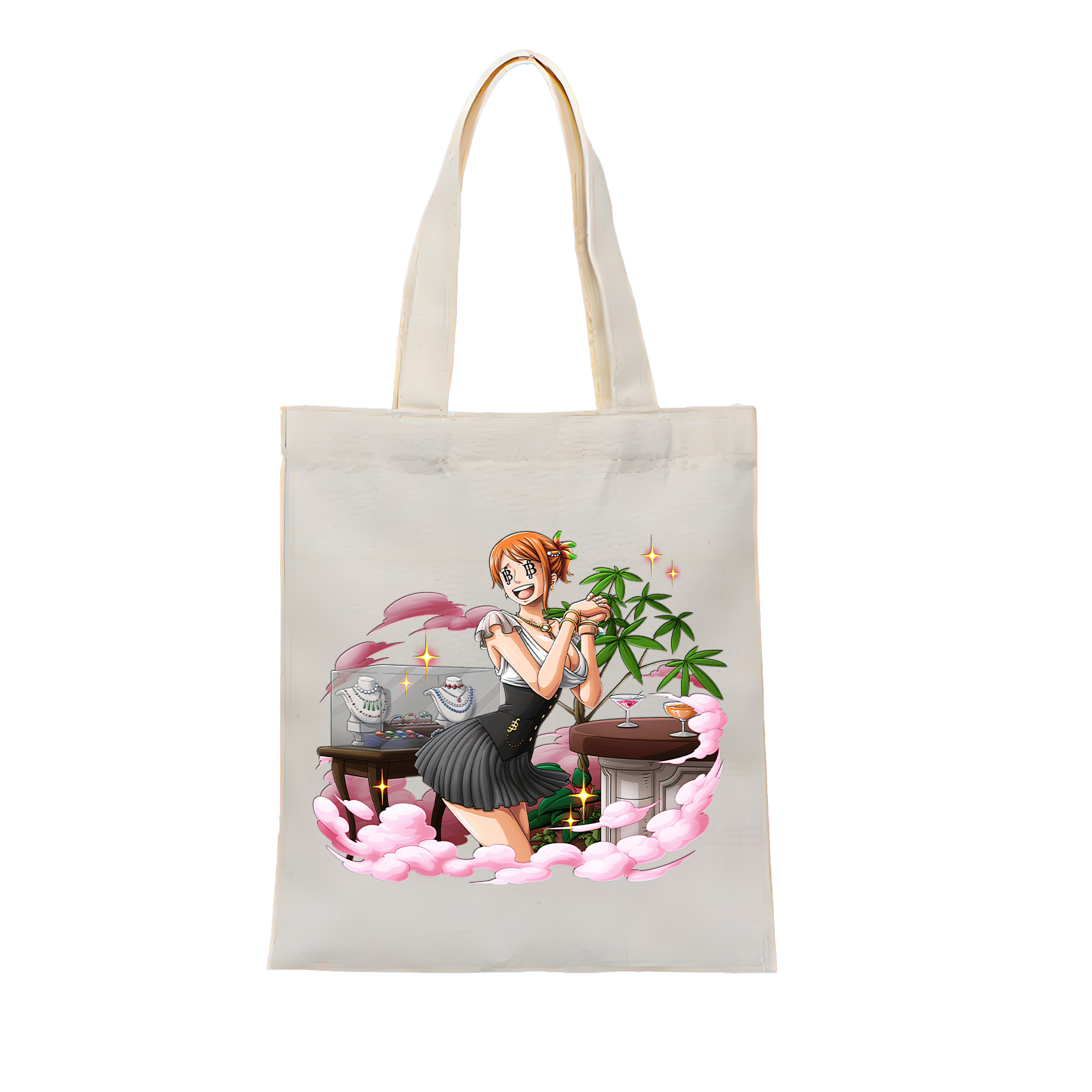 ワンピース ナミ ONE PIECE Nami 縦型キャンバス生地手提げバッグ　トートバッグ