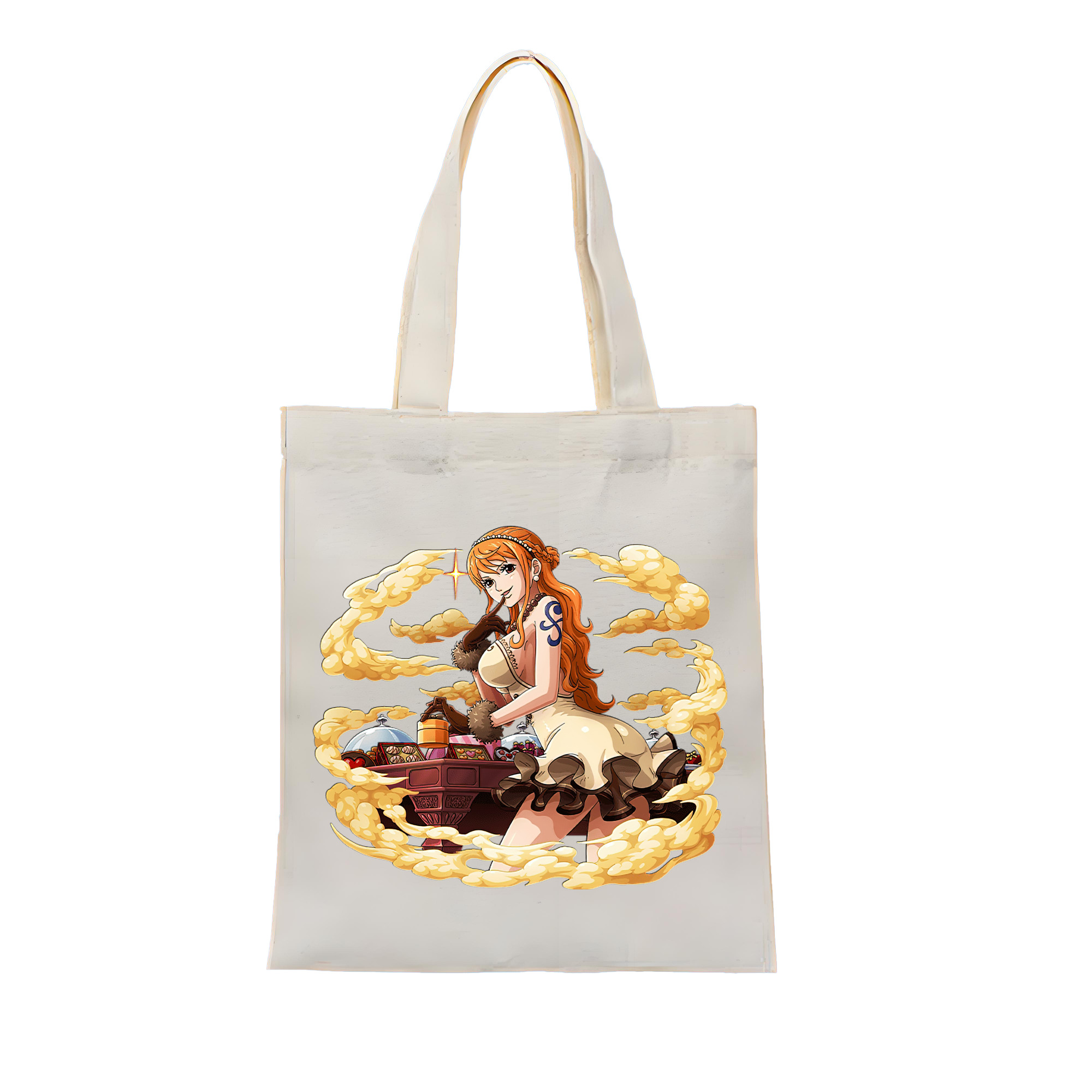 ワンピース ナミ ONE PIECE Nami 縦型キャンバス生地手提げバッグ　トートバッグ