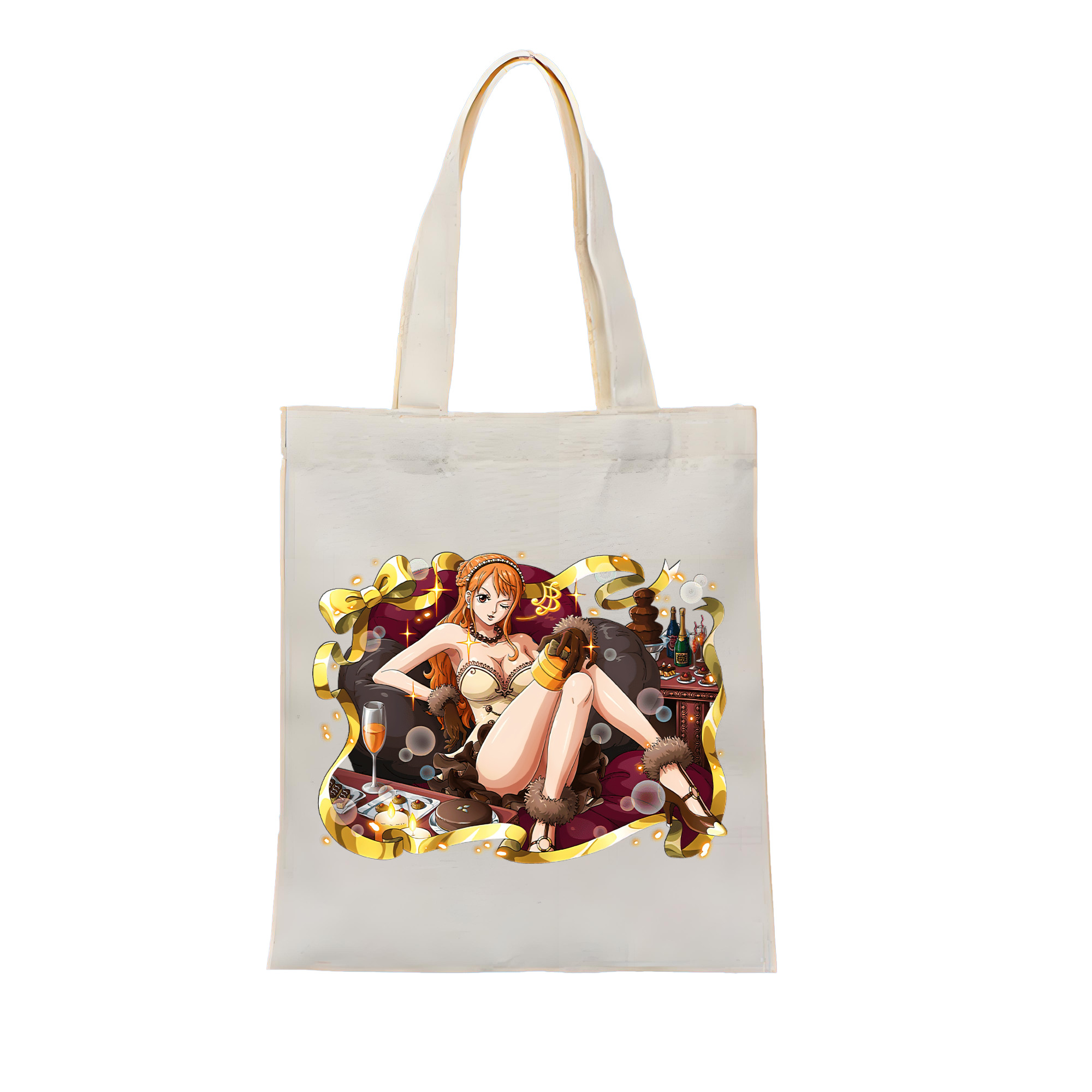 ワンピース ナミ ONE PIECE Nami 縦型キャンバス生地手提げバッグ　トートバッグ