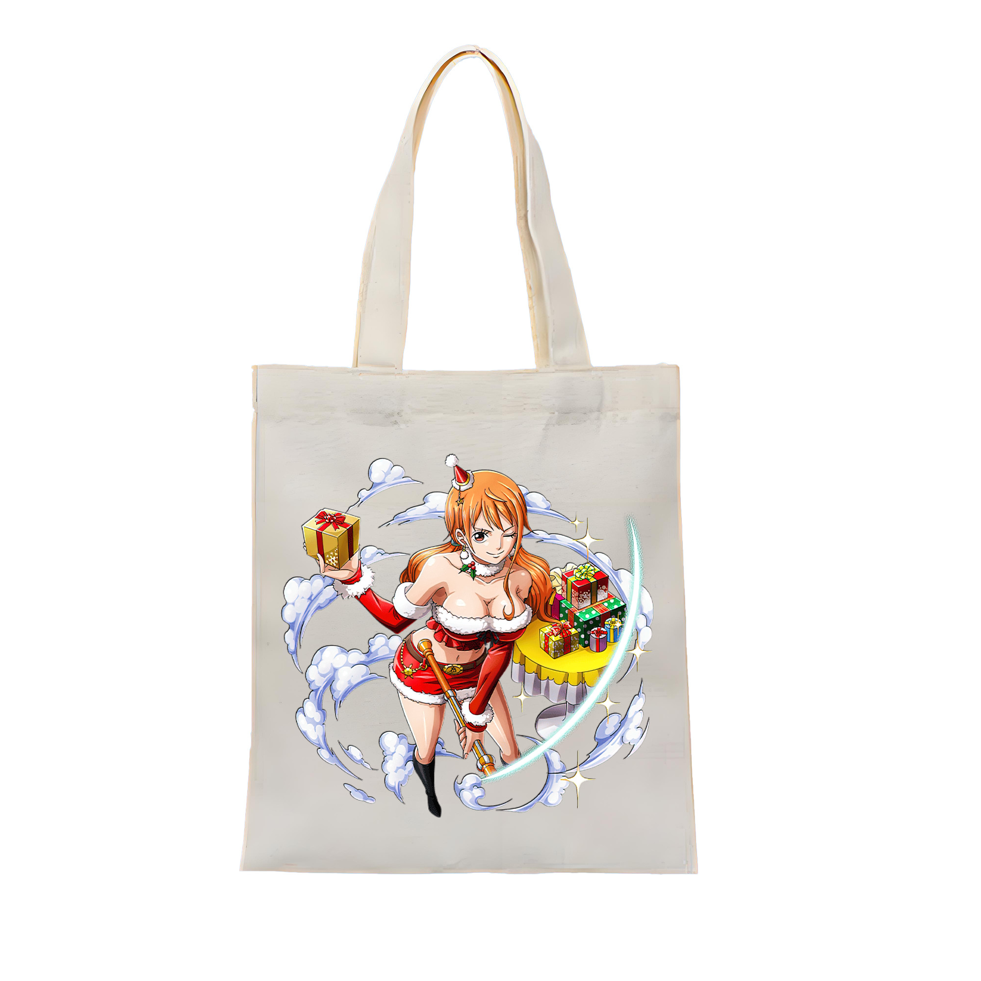 ワンピース ナミ ONE PIECE Nami 縦型キャンバス生地手提げバッグ　トートバッグ