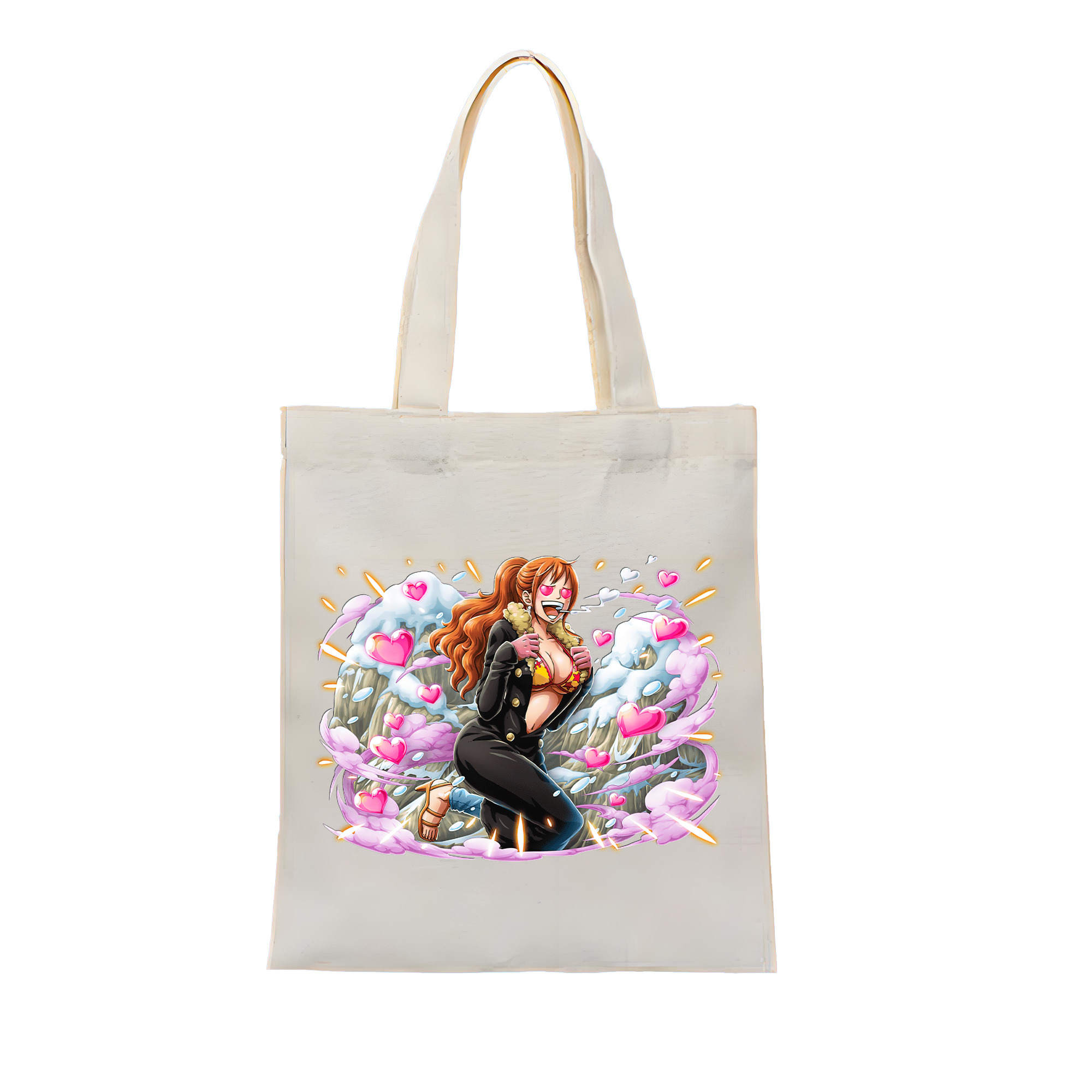 ワンピース ナミ ONE PIECE Nami 縦型キャンバス生地手提げバッグ　トートバッグ