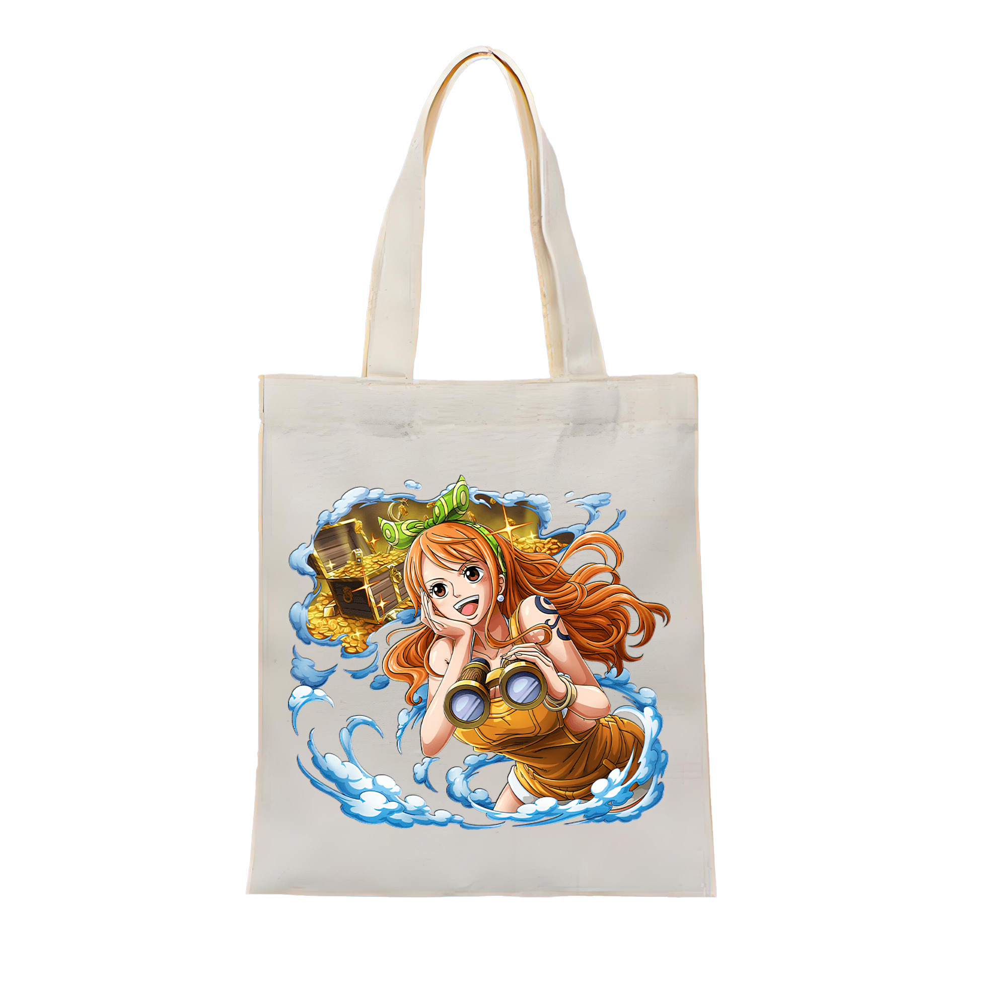ワンピース ナミ ONE PIECE Nami 縦型キャンバス生地手提げバッグ　トートバッグ