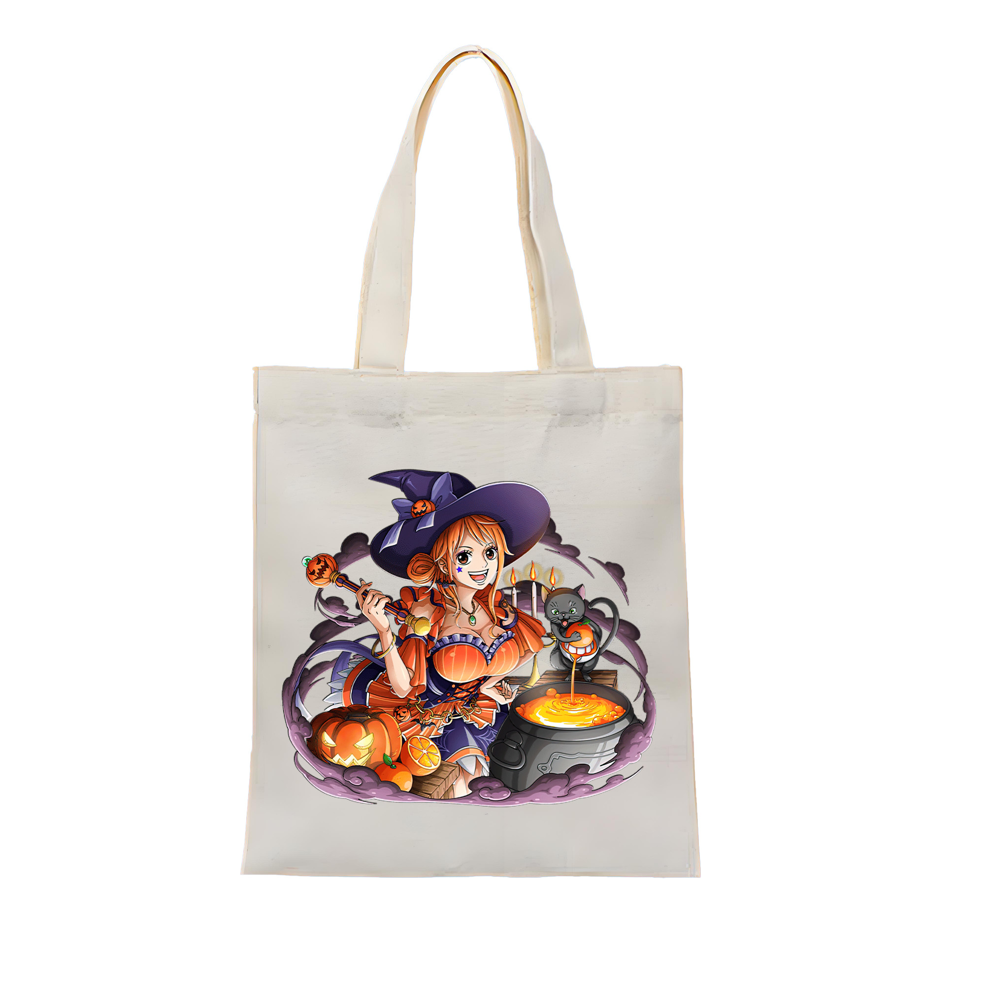 ワンピース ナミ ONE PIECE Nami 縦型キャンバス生地手提げバッグ　トートバッグ