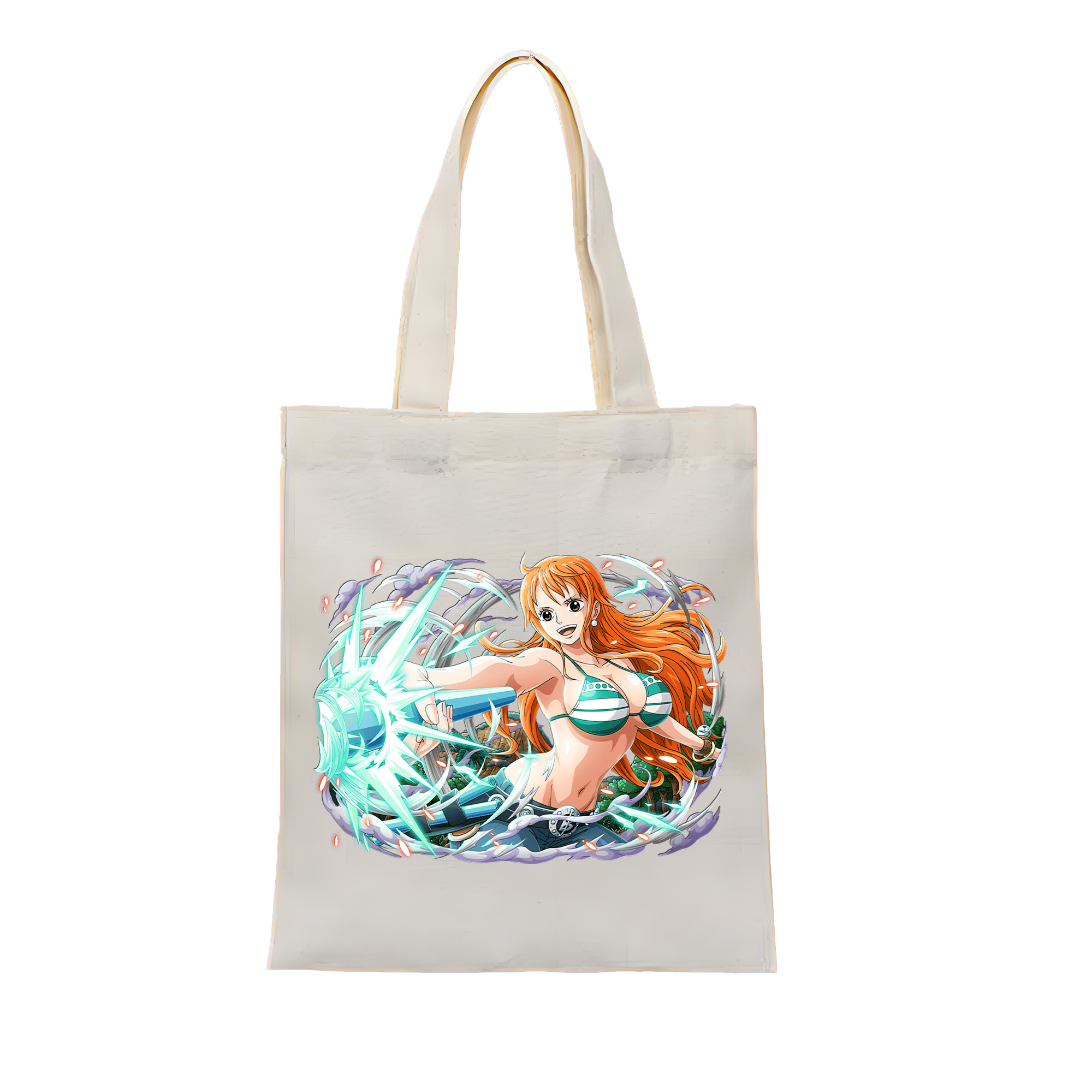 ワンピース ナミ ONE PIECE Nami 縦型キャンバス生地手提げバッグ　トートバッグ