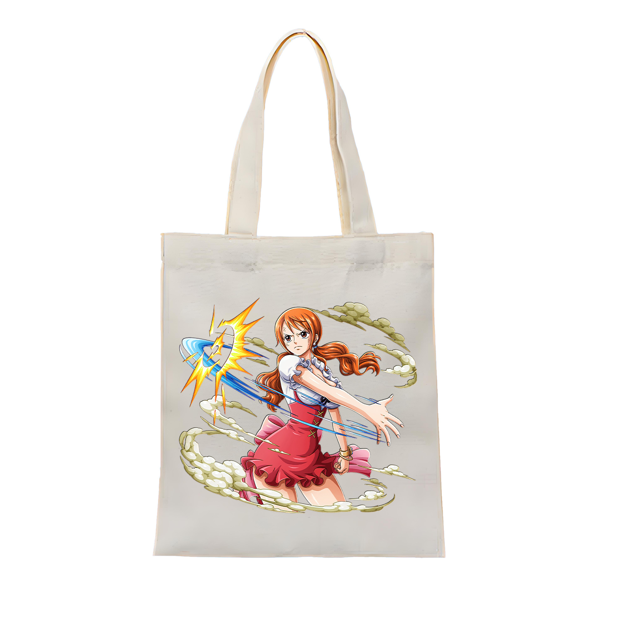 ワンピース ナミ ONE PIECE Nami 縦型キャンバス生地手提げバッグ　トートバッグ