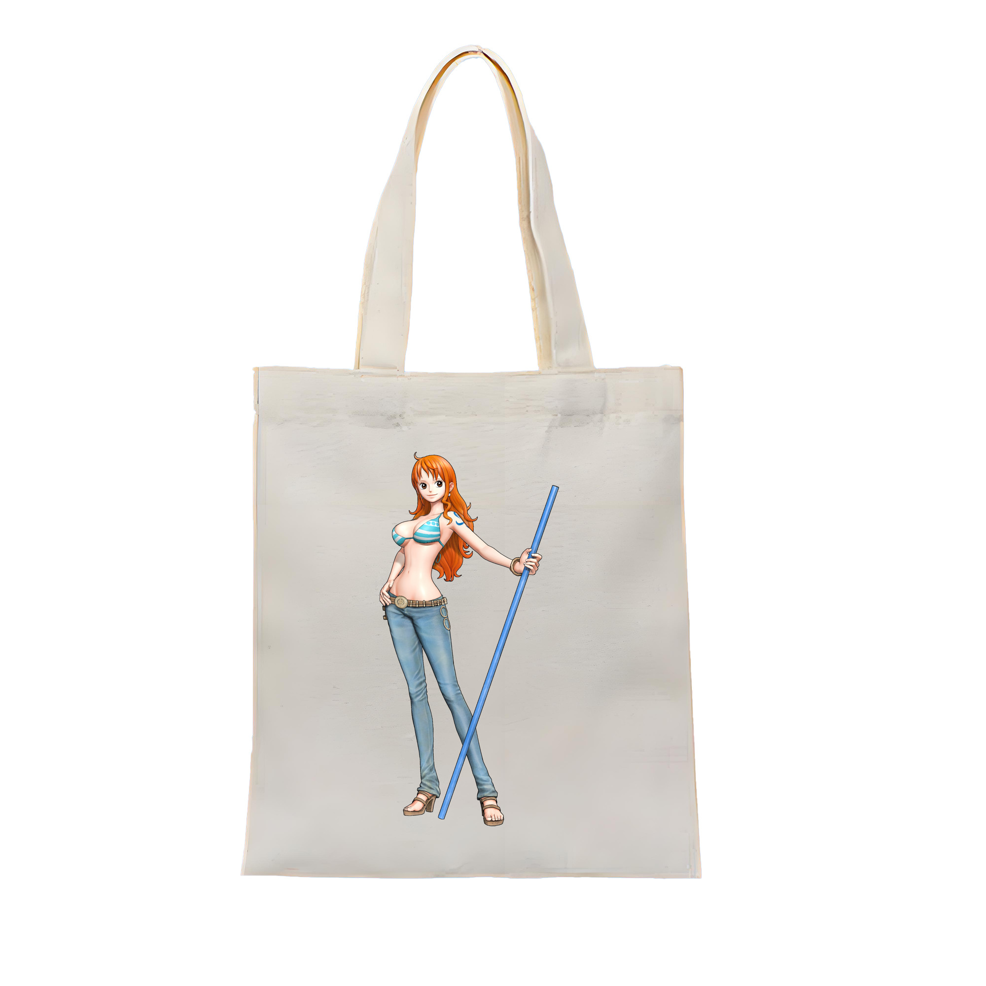 ワンピース ナミ ONE PIECE Nami 縦型キャンバス生地手提げバッグ　トートバッグ