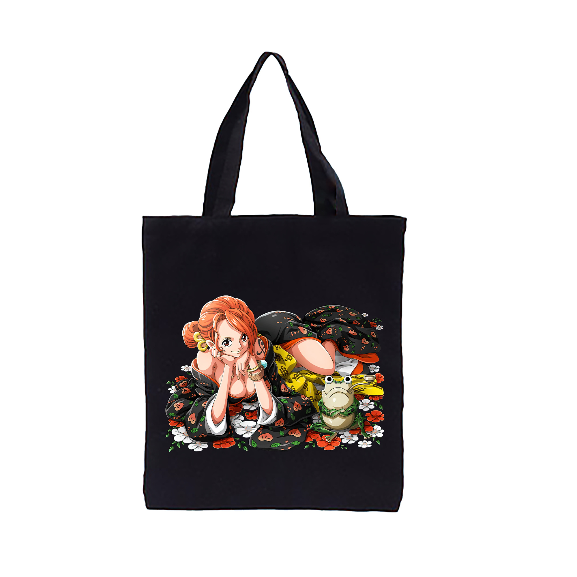 ワンピース ナミ ONE PIECE Nami 縦型キャンバス生地手提げバッグ　トートバッグ
