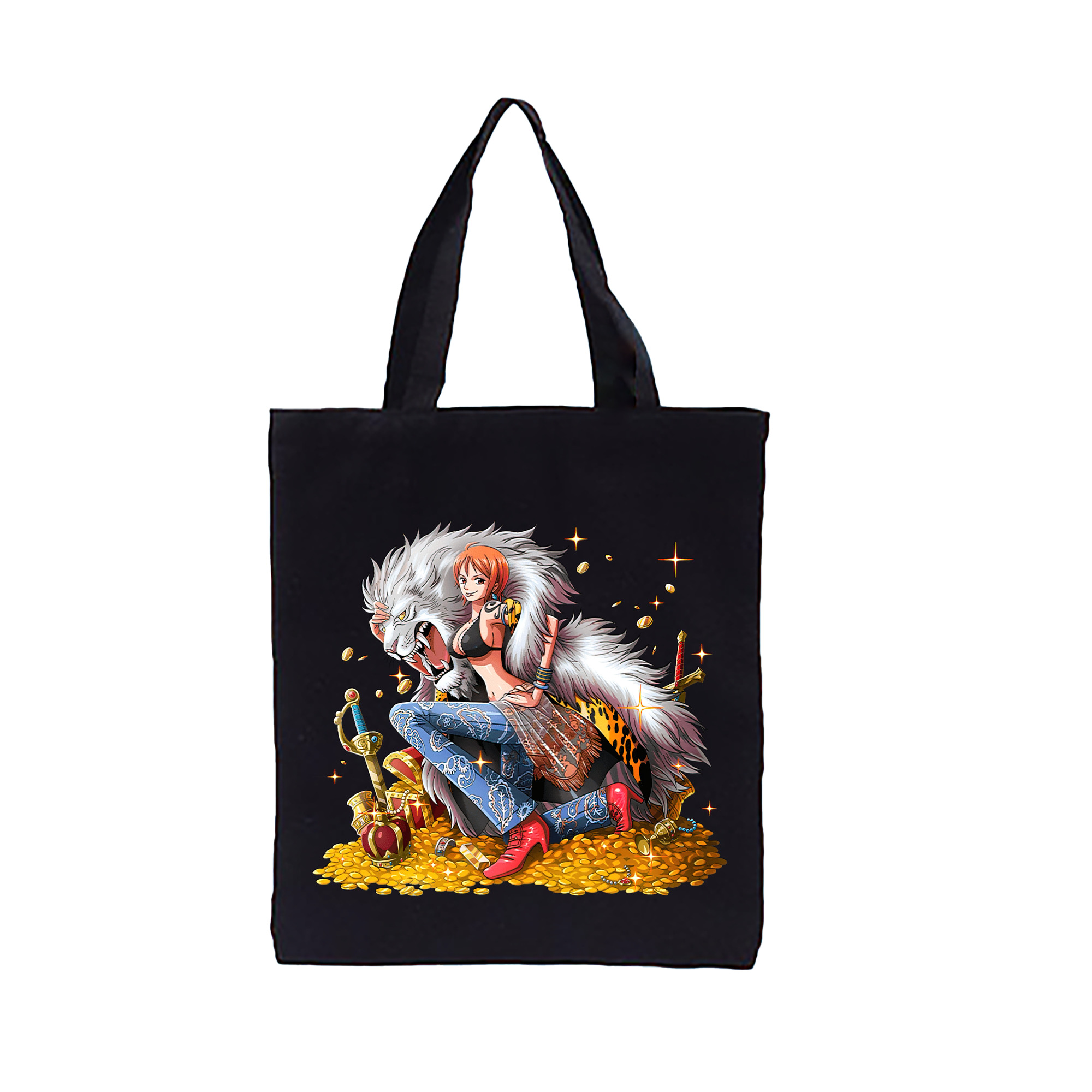 ワンピース ナミ ONE PIECE Nami 縦型キャンバス生地手提げバッグ　トートバッグ