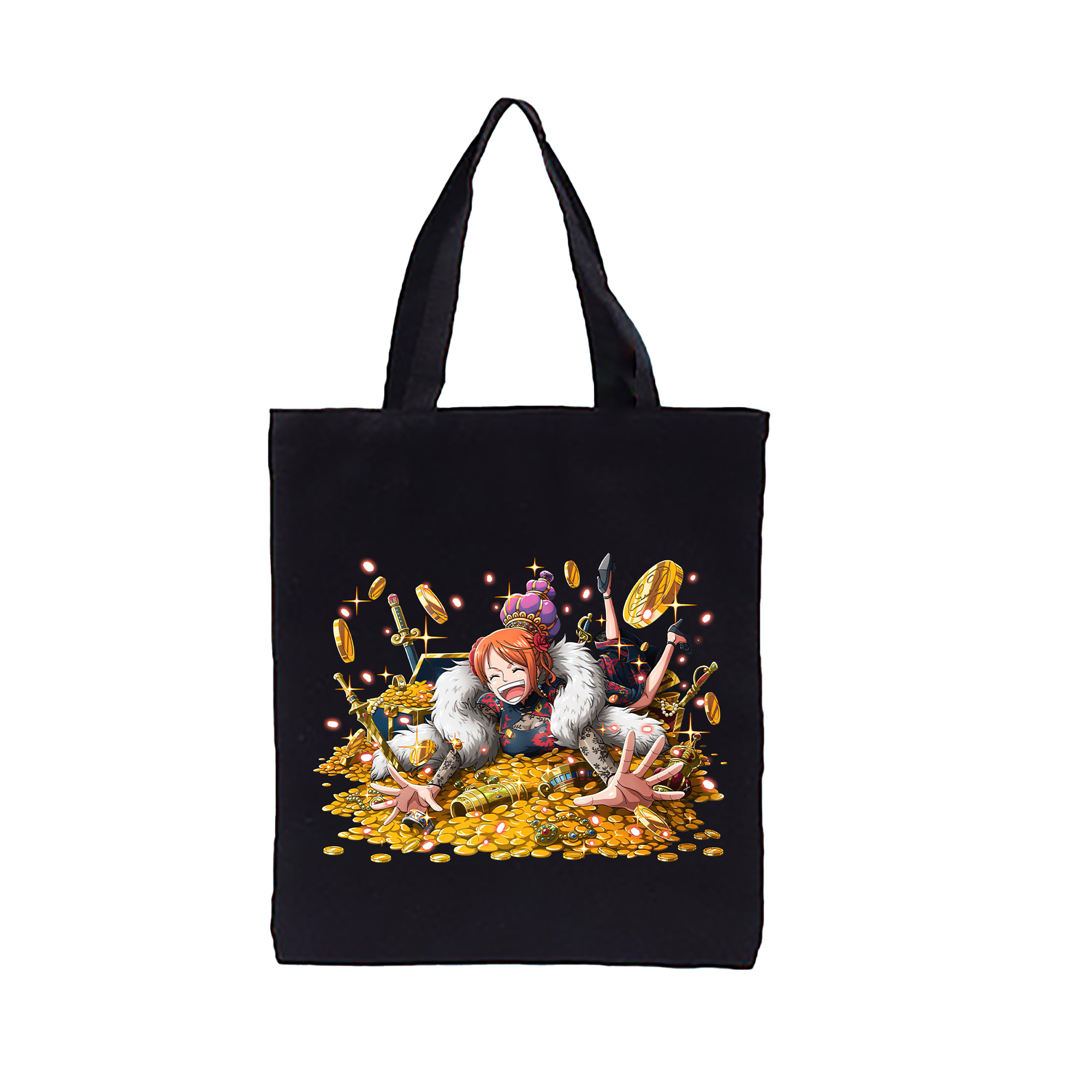 ワンピース ナミ ONE PIECE Nami 縦型キャンバス生地手提げバッグ　トートバッグ