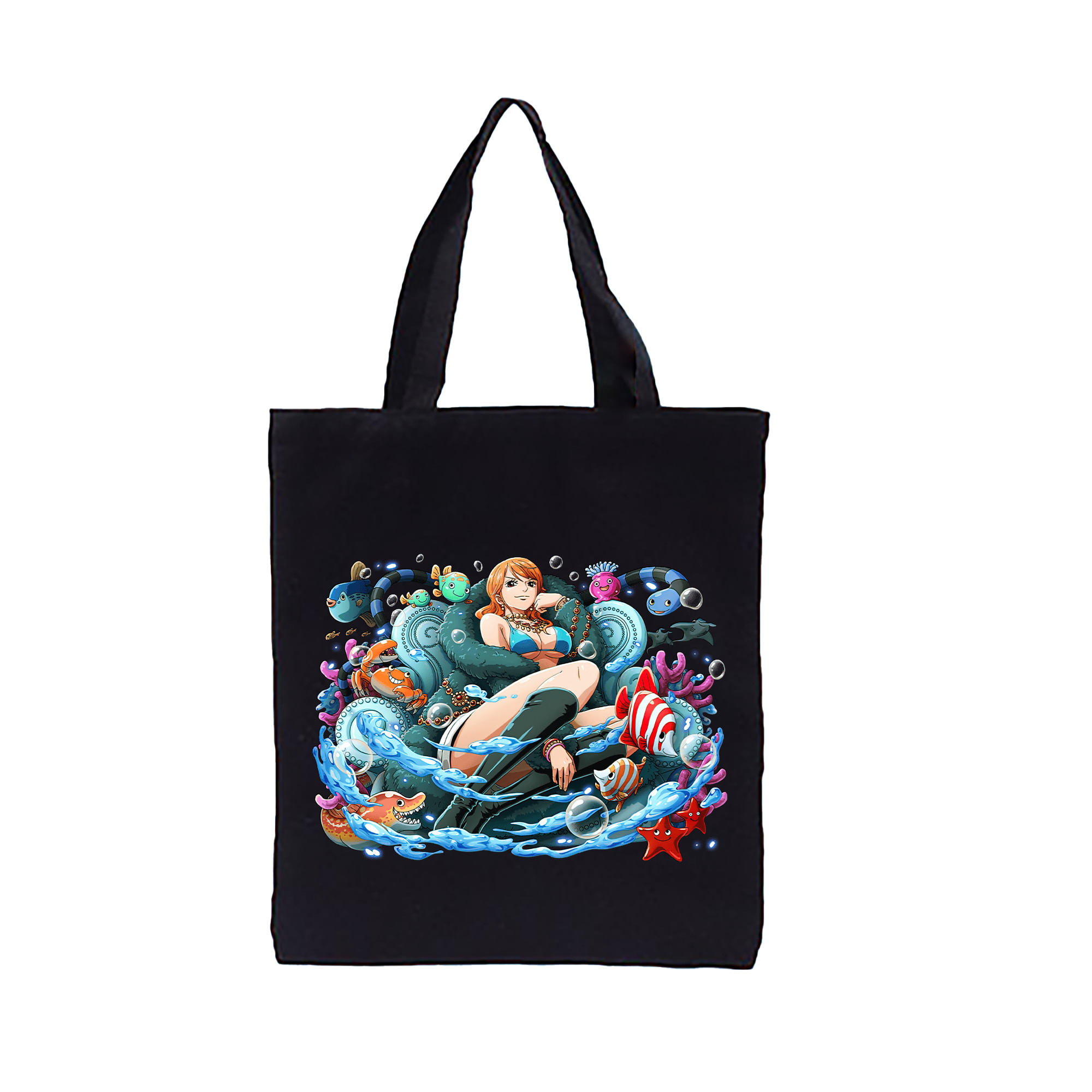 ワンピース ナミ ONE PIECE Nami 縦型キャンバス生地手提げバッグ　トートバッグ